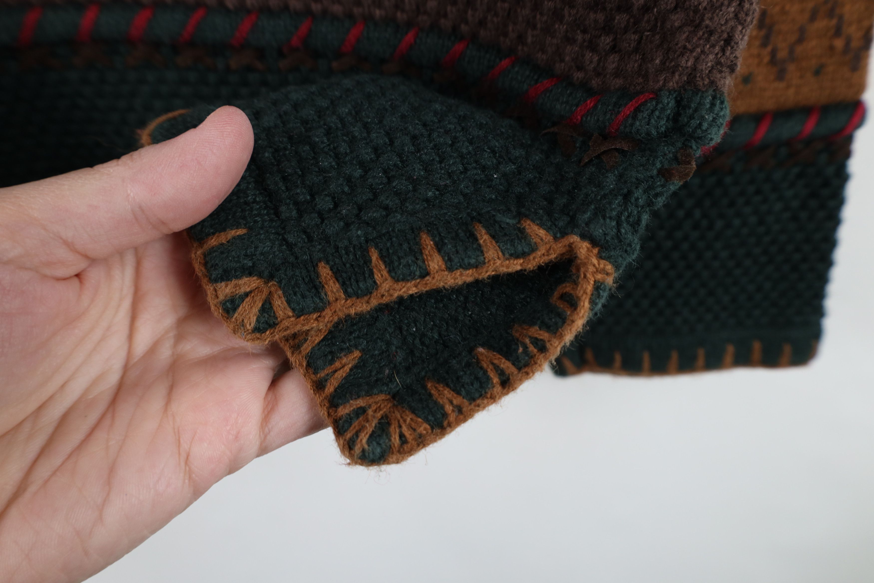 Vintage Vintage 90s Streetwear Silk Wool Blend Knit Sweater Size XL / US 12-14 / IT 48-50 - 8 Thumbnail