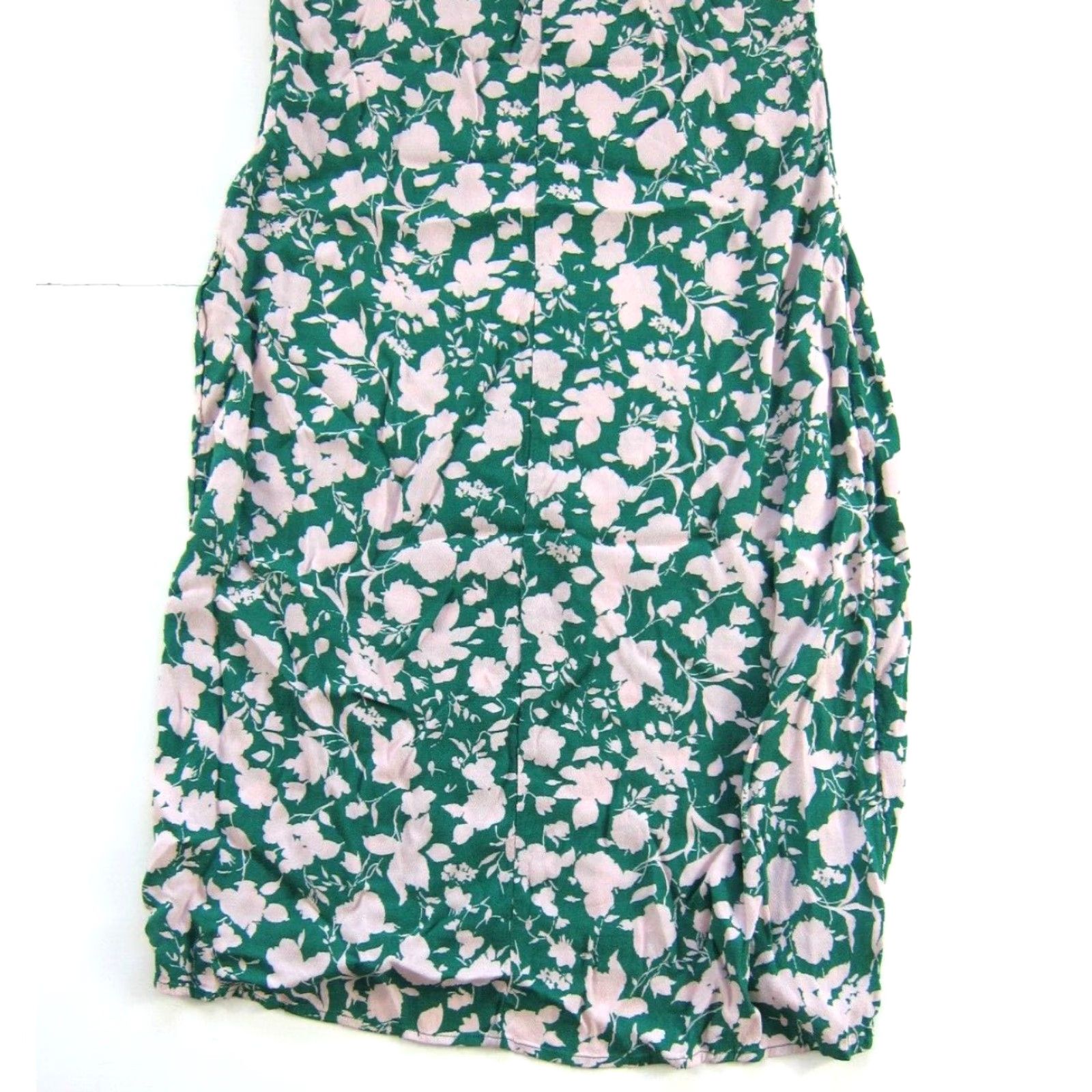 Vintage Free Assembly Green Floral Maxi Tank Slip Sun Dress M Size M / US 6-8 / IT 42-44 - 6 Thumbnail