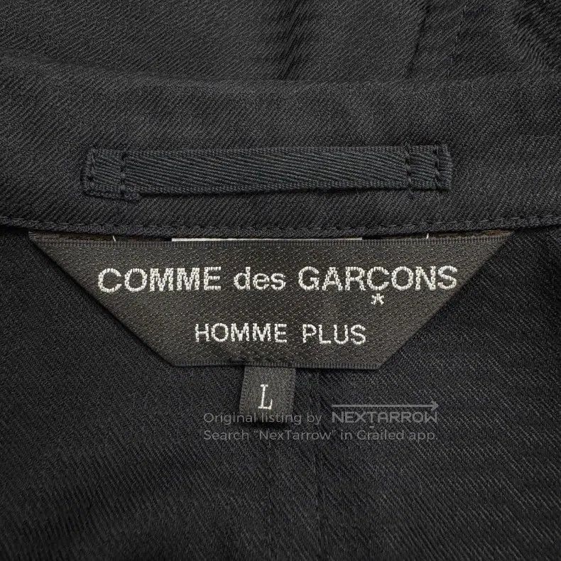 Comme des Garcons Comme Des Garcons Wool Blazer with Striped Overcoat Size US L / EU 52-54 / 3 - 2 Thumbnail