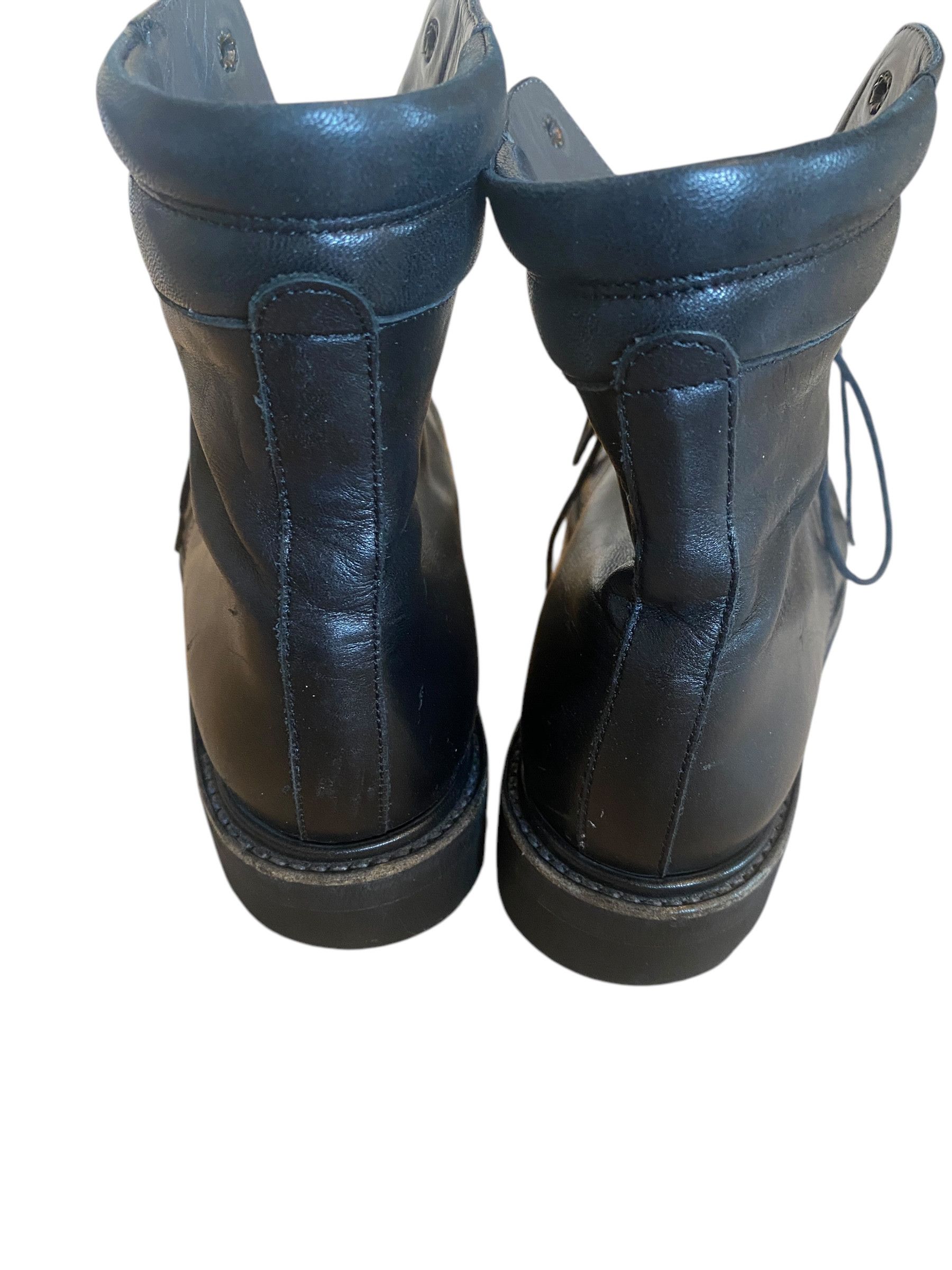 Robert Clergerie Robert Clergerie Black Leather Ankle Boots Size US 8.5 / IT 38.5 - 3 Thumbnail