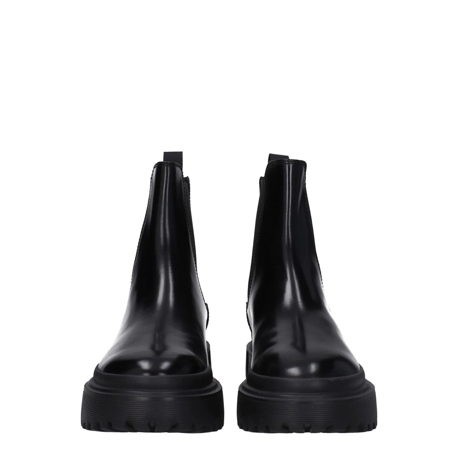 Hogan ob1o1e1124 Leather Ankle Boots in Black Size US 10 / IT 40 - 3 Thumbnail