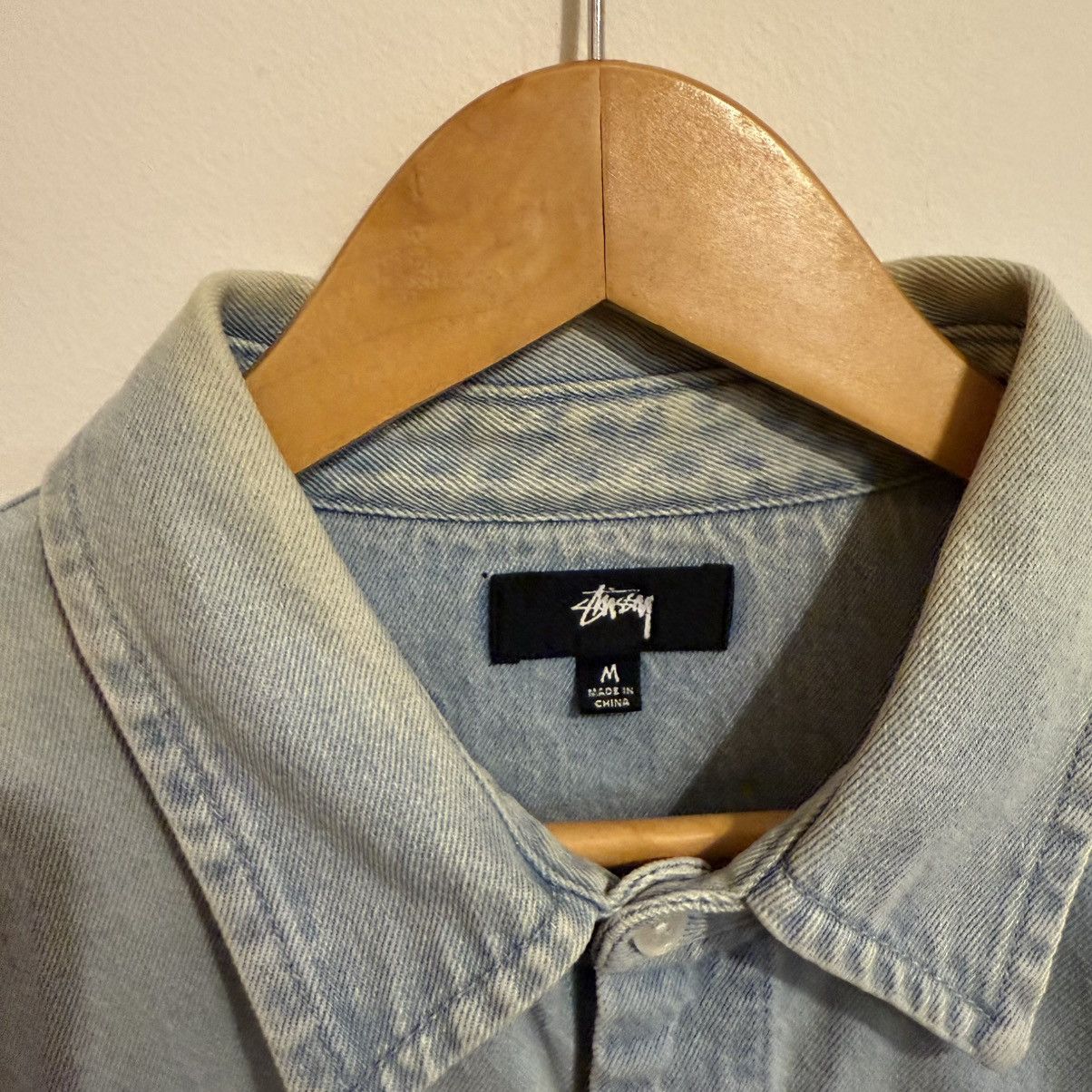 Stussy Stussy Core Design Denim Patchwork Shirt Size US M / EU 48-50 / 2 - 3 Thumbnail