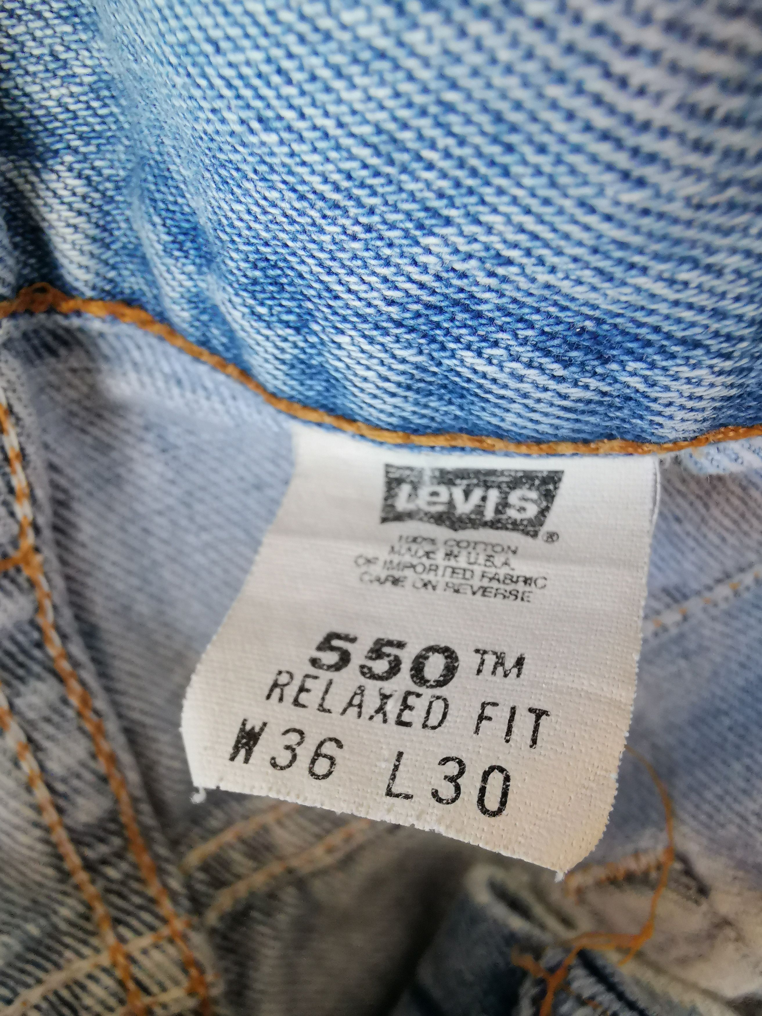 Levi's Rare Vintage 90's Levi's 550 Made In USA Size US 36 / EU 52 - 10 Thumbnail