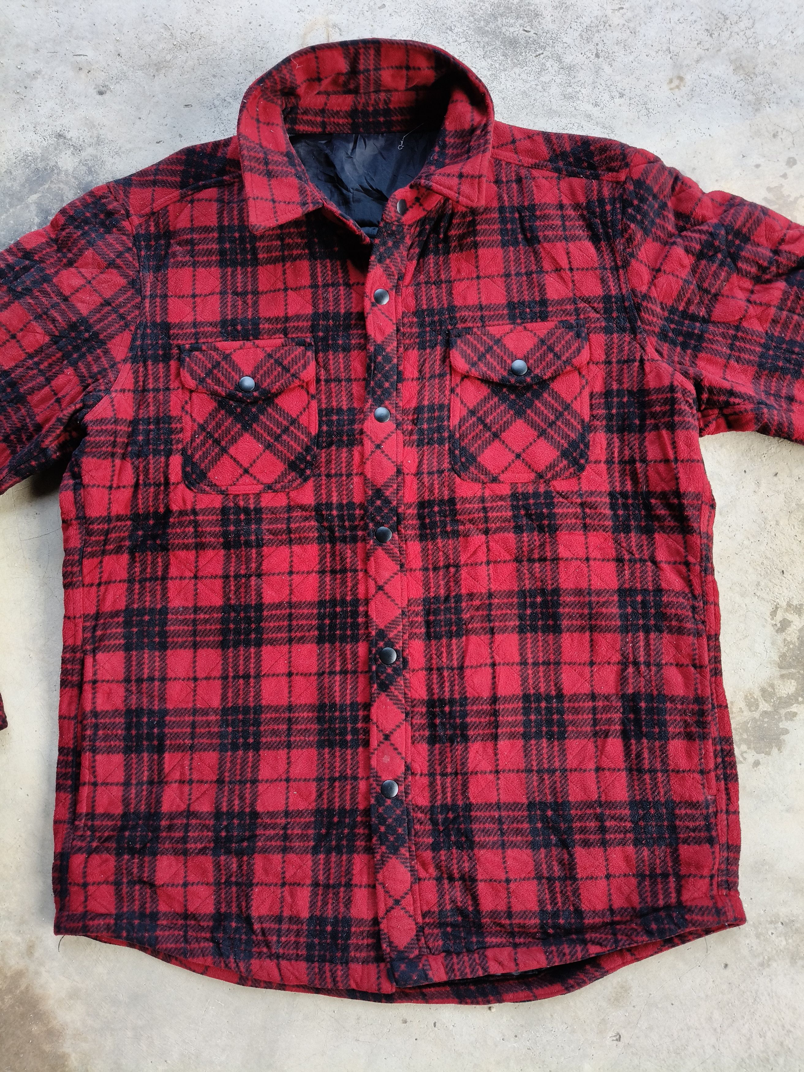 Flannel × Uniqlo Uniqlo Quilted Flannel Fleece Button Size US M / EU 48-50 / 2 - 5 Thumbnail