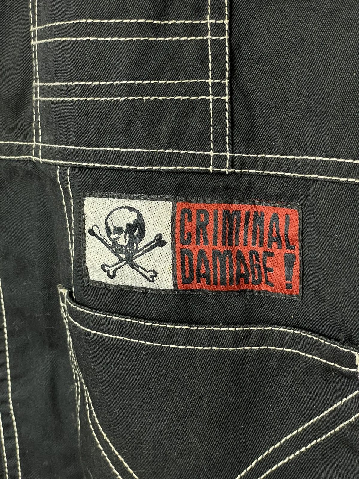 Affliction × Vintage Vintage bondage Vest Cargo Gothic Parachute punk rave Size US L / EU 52-54 / 3 - 10 Thumbnail