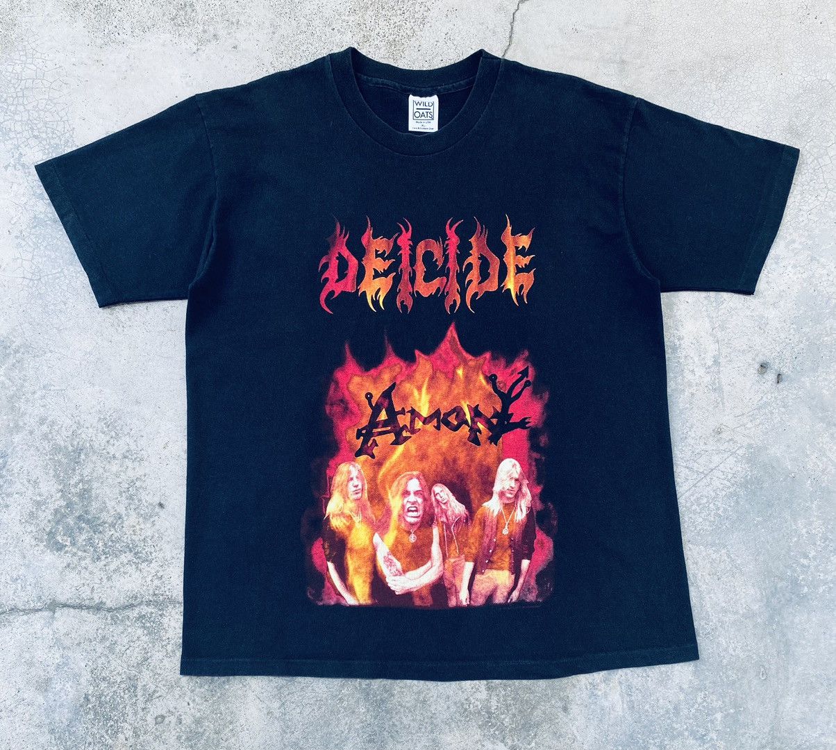Band Tees True Vintage 90s Deicide Amon Death Metal Band Tees Size US XL / EU 56 / 4 - 1 Thumbnail