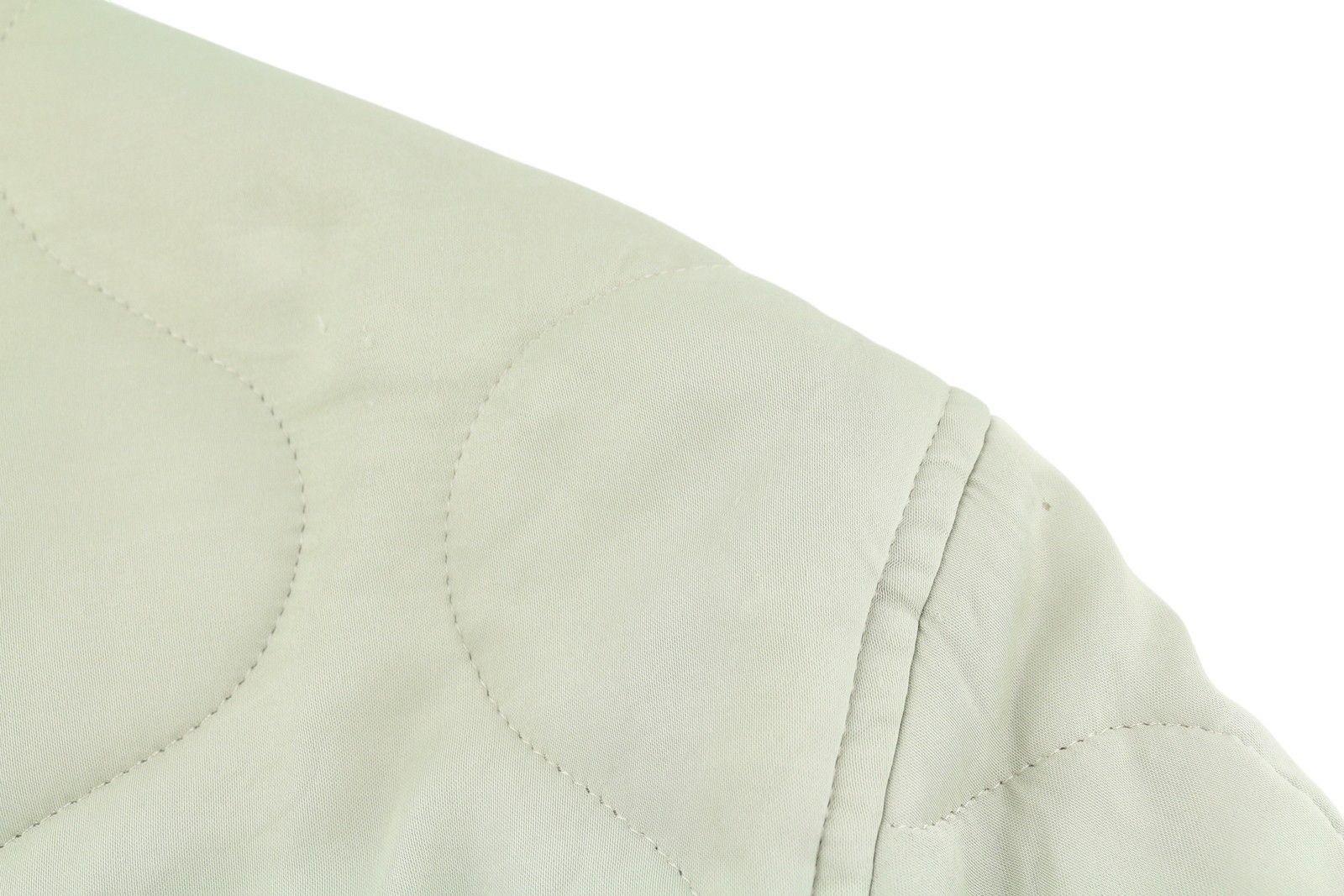 Foxi Liner EU42 Green Quilted Button Crew Neck 86742