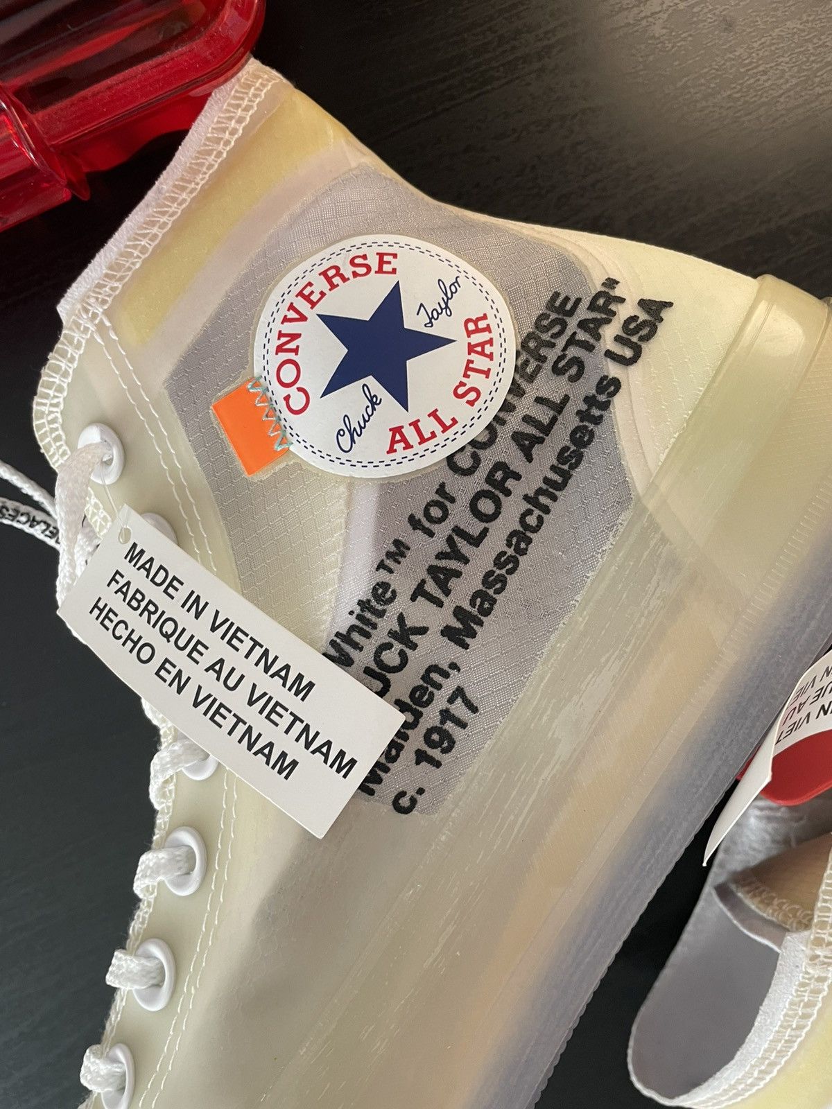 Converse × Off-White The ten Converse hi top all star Size US 8.5 / EU 41-42 - 16 Thumbnail