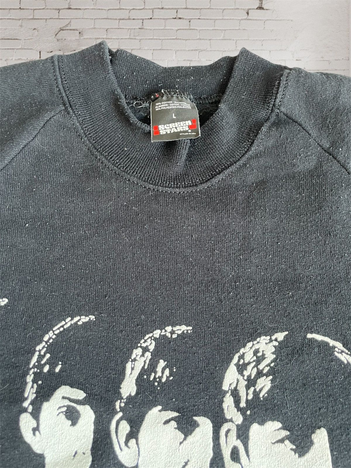 Vintage Vintage The Beatles Screen Stars Sweater Size US L / EU 52-54 / 3 - 9 Thumbnail