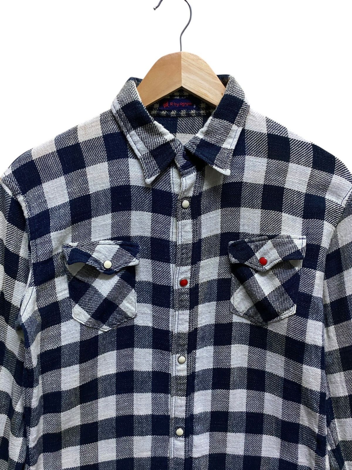 45rpm Vintage Japanese Brand 45rpm Wool Shirt 1990s Size US M / EU 48-50 / 2 - 3 Thumbnail
