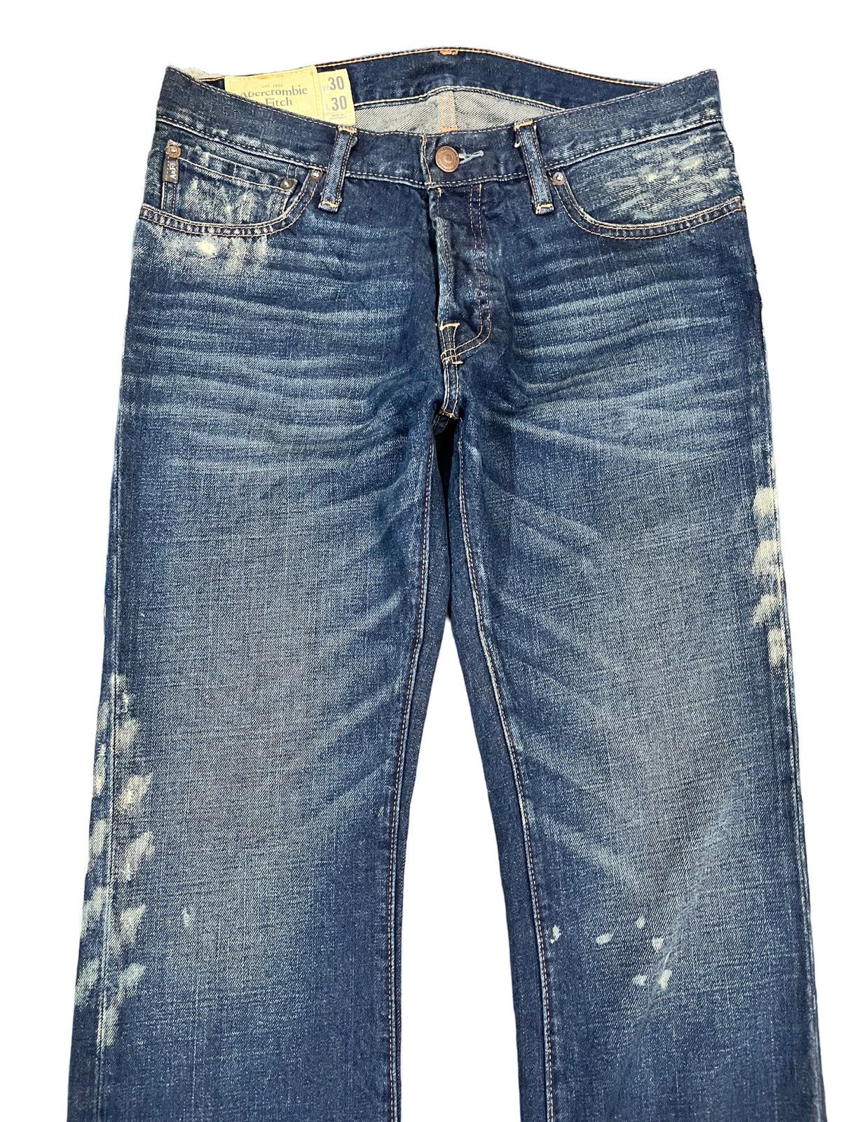 Abercrombie & Fitch Vintage Abercrombie&Fitch Baxter Low Rise Bootcut Denim Size US 33 - 2 Thumbnail