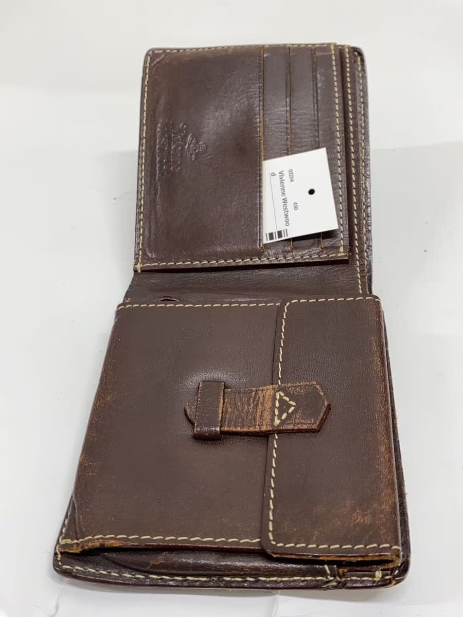 Vivienne Westwood Contrast Stitch Orb Leather Wallet Size ONE SIZE - 3 Thumbnail