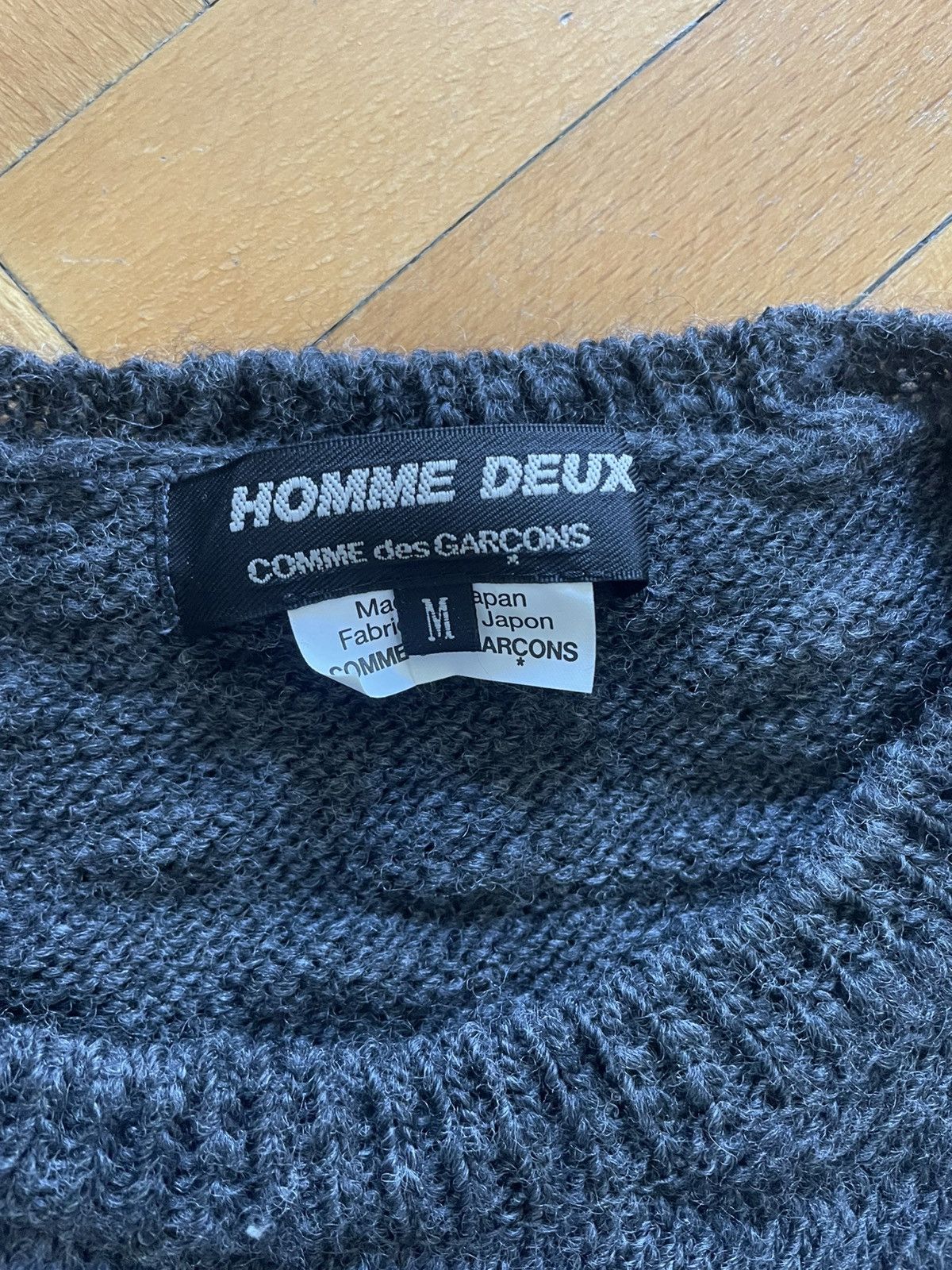 Comme des Garcons × Comme des Garcons Homme Deux × Comme des Garcons Homme Plus Comme des Garcons asymmetric wool knitwear Size US M / EU 48-50 / 2 - 7 Thumbnail