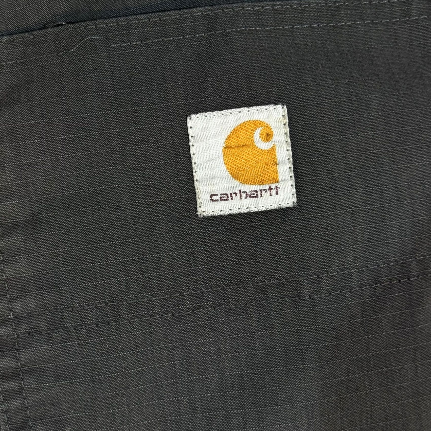 Carhartt Carhartt Mens 38x30 Gray Relaxed Fit Ripstop Work Pants Zipper Pocket Cargo Pocket Coin Pocket Slash Pocket Size US 38 / EU 54 - 5 Thumbnail