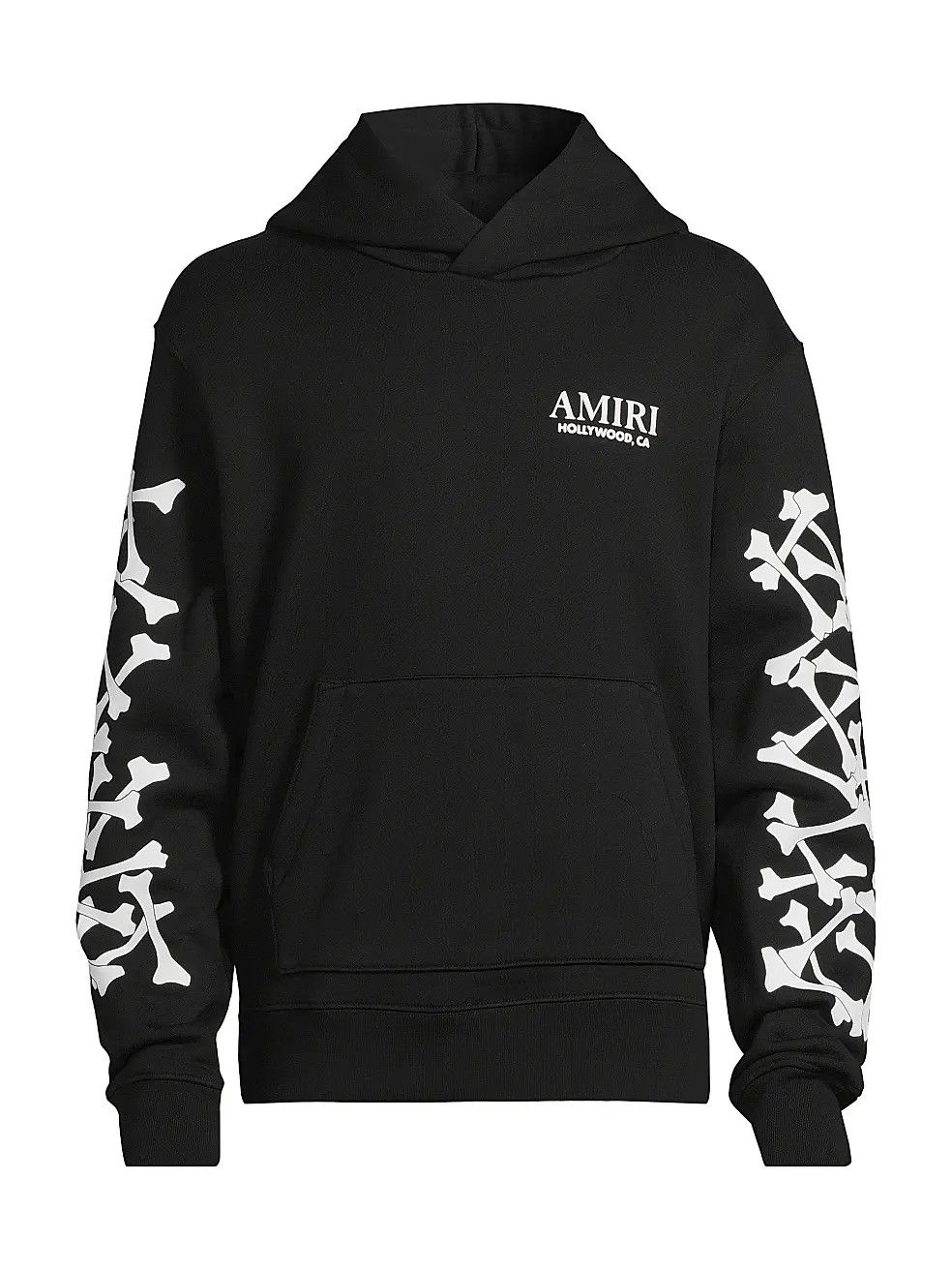 Amiri o1orln0326 Bones Stacked Hoodie in Black Size US XXL / EU 58 / 5 - 1 Thumbnail