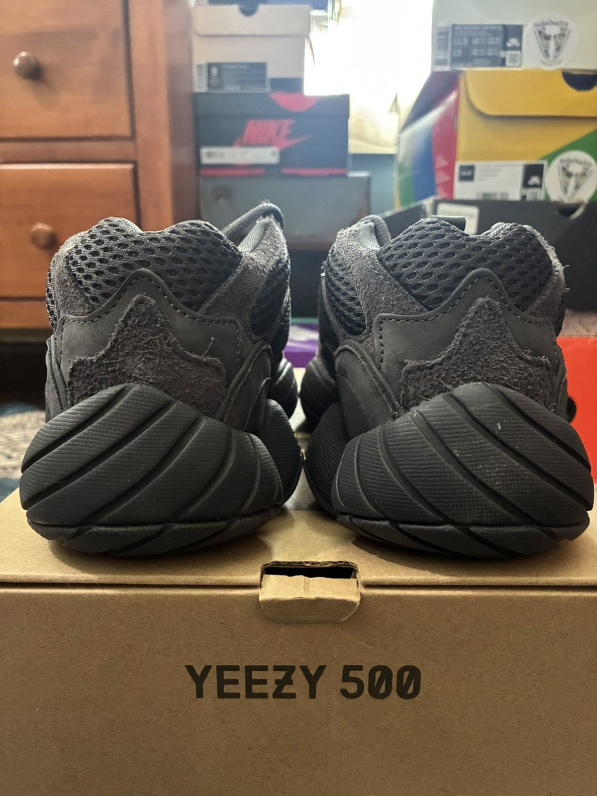 Adidas × Kanye West Adidas Yeezy 500 Utility Black SKU F36640 Brand New Size US 6.5 / EU 39-40 - 6 Thumbnail