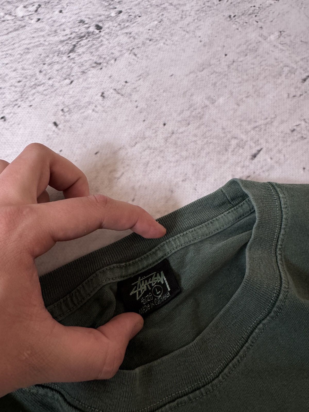 Stussy × Vintage STUSSY CENTER HAFT LOGO OVERSIZE BAGGY FIT SWEATSHIRT Size US L / EU 52-54 / 3 - 5 Thumbnail