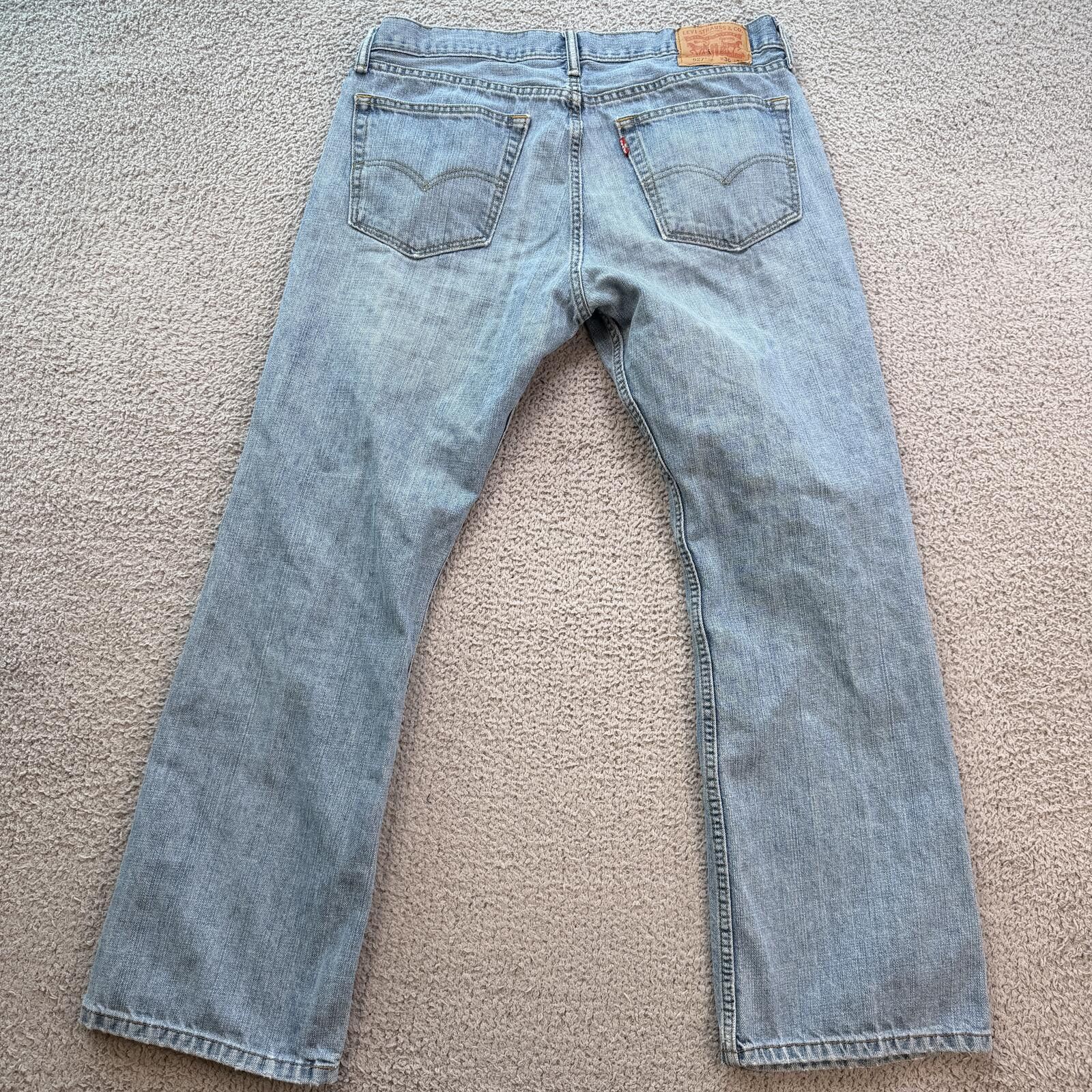 Levi's Levis 527 Bootcut Jeans Men 38x29 Light Wash Y2K Slim Size US 38 / EU 54 - 2 Thumbnail