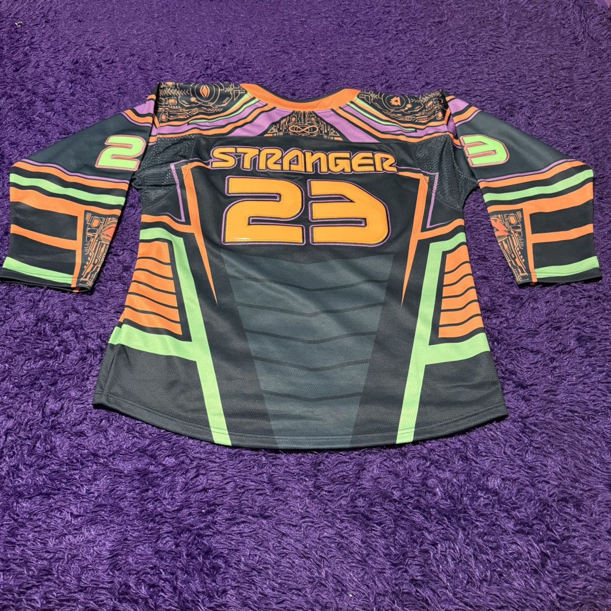 Other LIQUID STRANGER GLOW IN THE DARK HOCKEY JERSEY*MEDIUM* Size US M / EU 48-50 / 2 - 2 Thumbnail