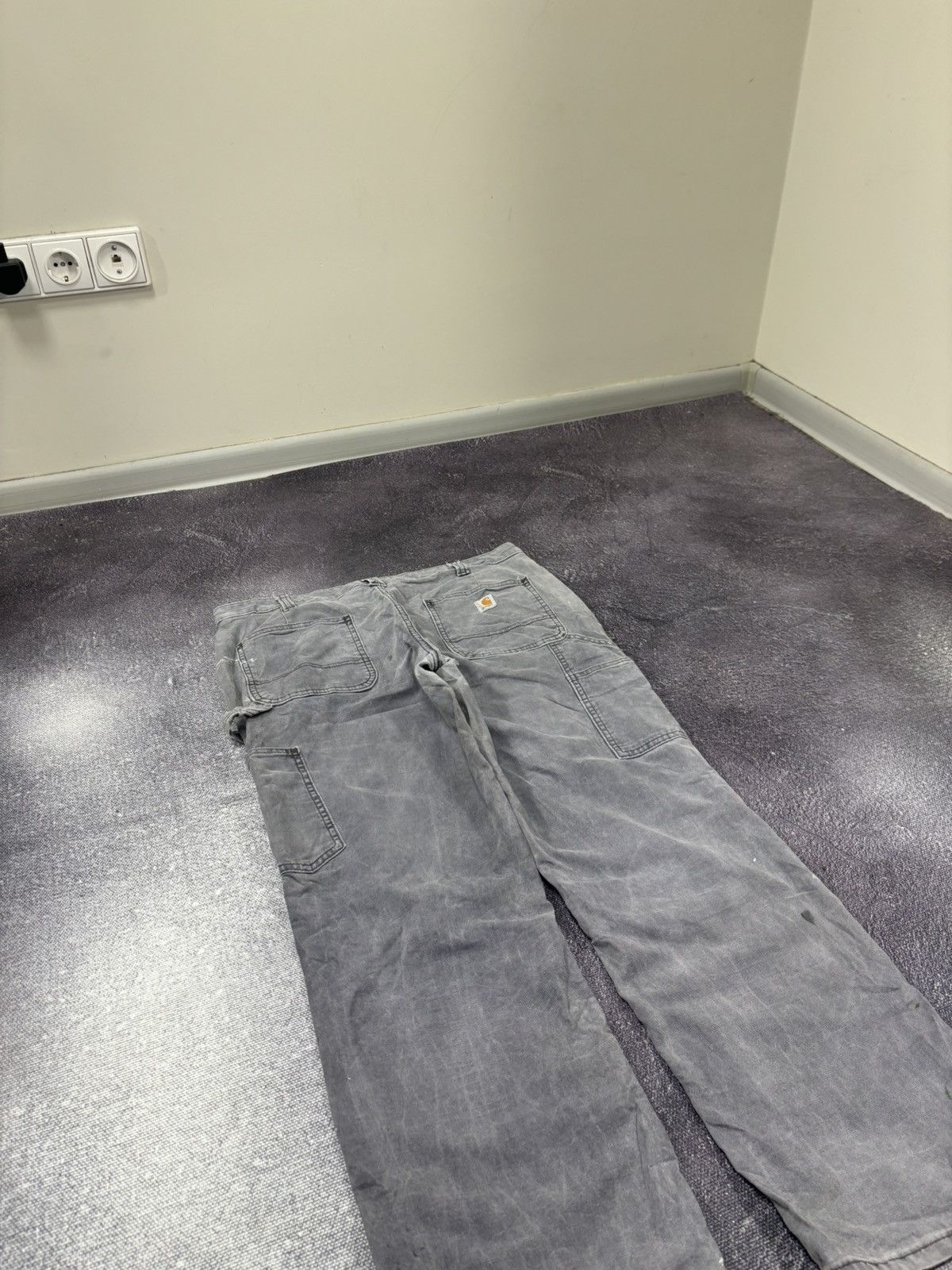 Carhartt Vintage Carhartt USA Distressed Gray Baggy Carpenter Pants Size US 32 / EU 48 - 6 Thumbnail