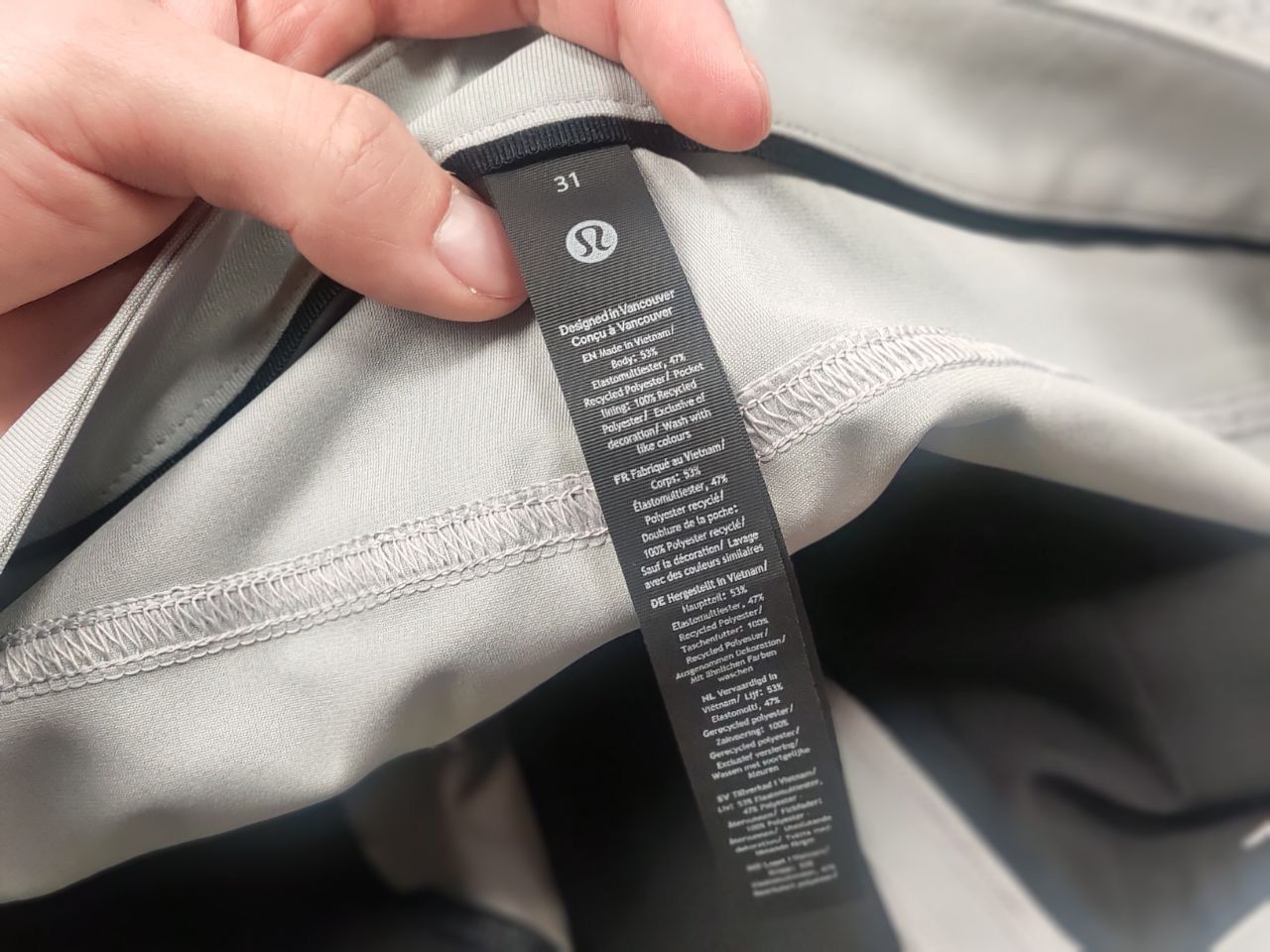 Lululemon Lululemon selvedge mens gray Stretch Trouser Chino Pants Size US 31 - 14 Thumbnail