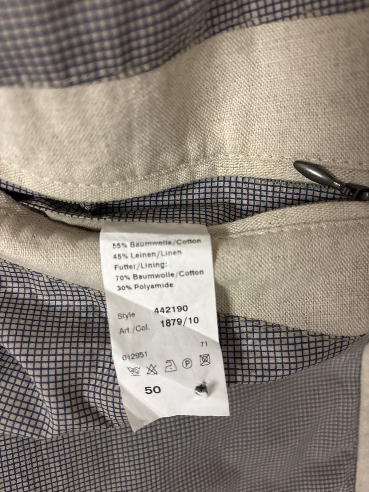 Camel Camel collection linen/cotton blazer Size 50R - 7 Thumbnail