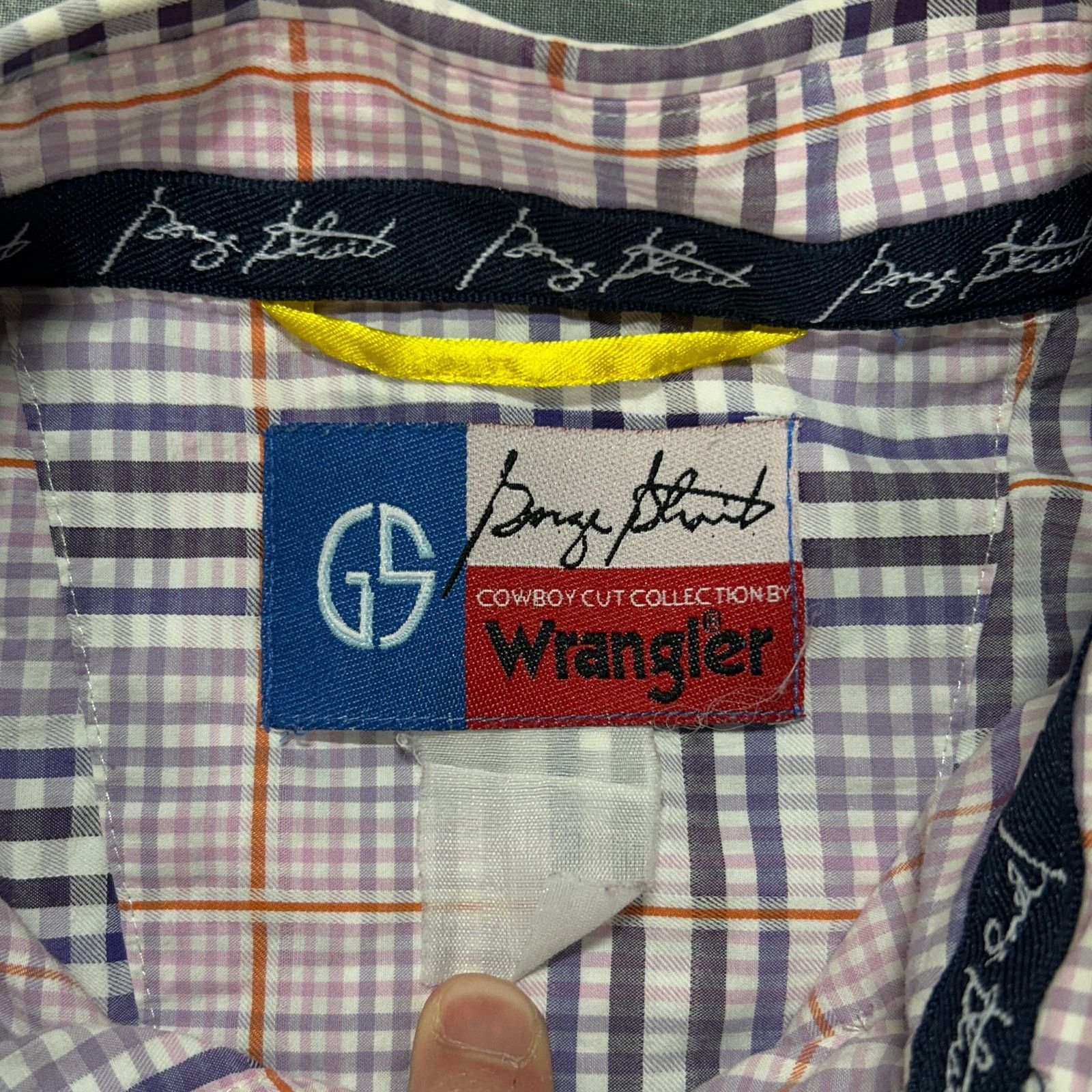 Wrangler Wrangler George Strait plaid western casual button up mns XL Size US XL / EU 56 / 4 - 4 Thumbnail