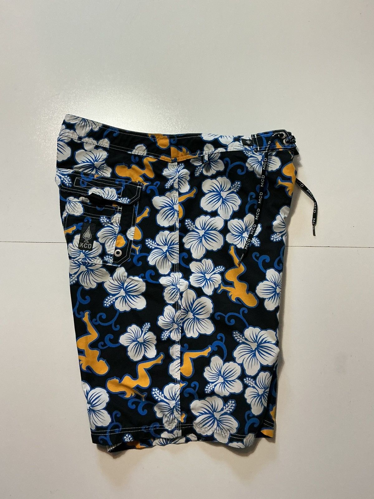 Other VTG Y2K MCD More Core Division Hibiscus Surf Board Shorts Size US 38 / EU 54 - 2 Thumbnail