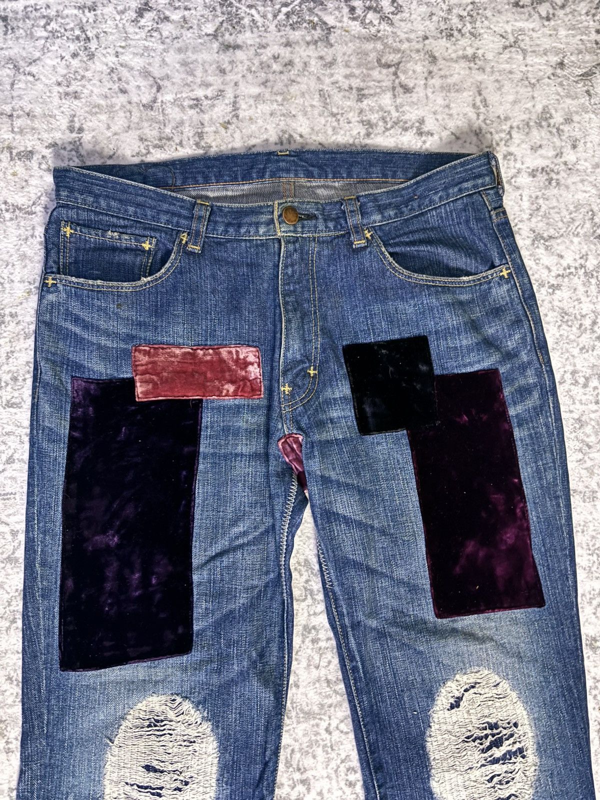 Number (N)ine Number Nine AW03 Kurt Cobain Denim Size US 30 / EU 46 - 2 Thumbnail