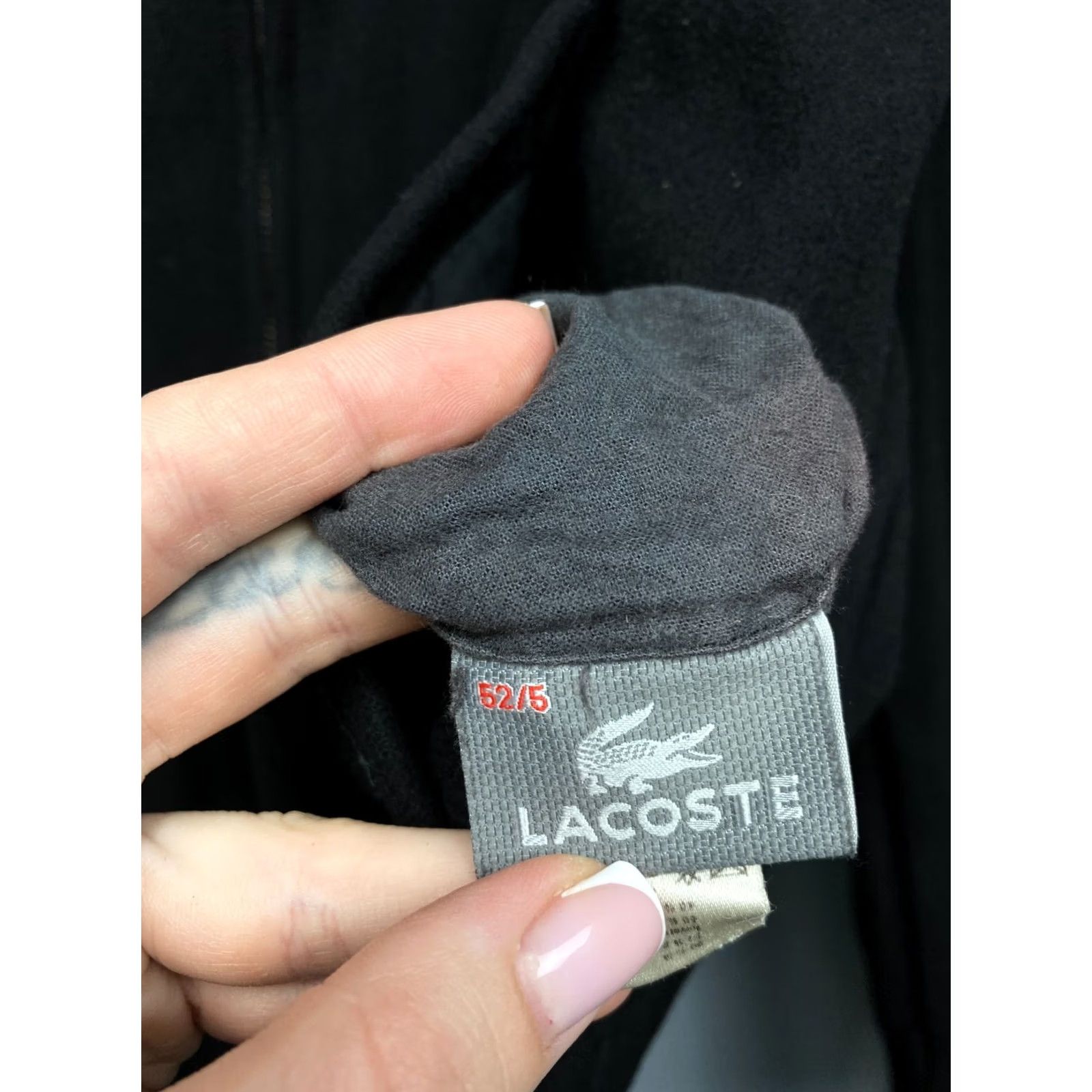 Lacoste Lacoste Reversible Wool Coat Jacket Mens Vintage Size 52 L Black Wool Coat Jacket Mens Vintage Reversible Lacoste 52 L Black Decade: None Size US L / EU 52-54 / 3 - 4 Thumbnail