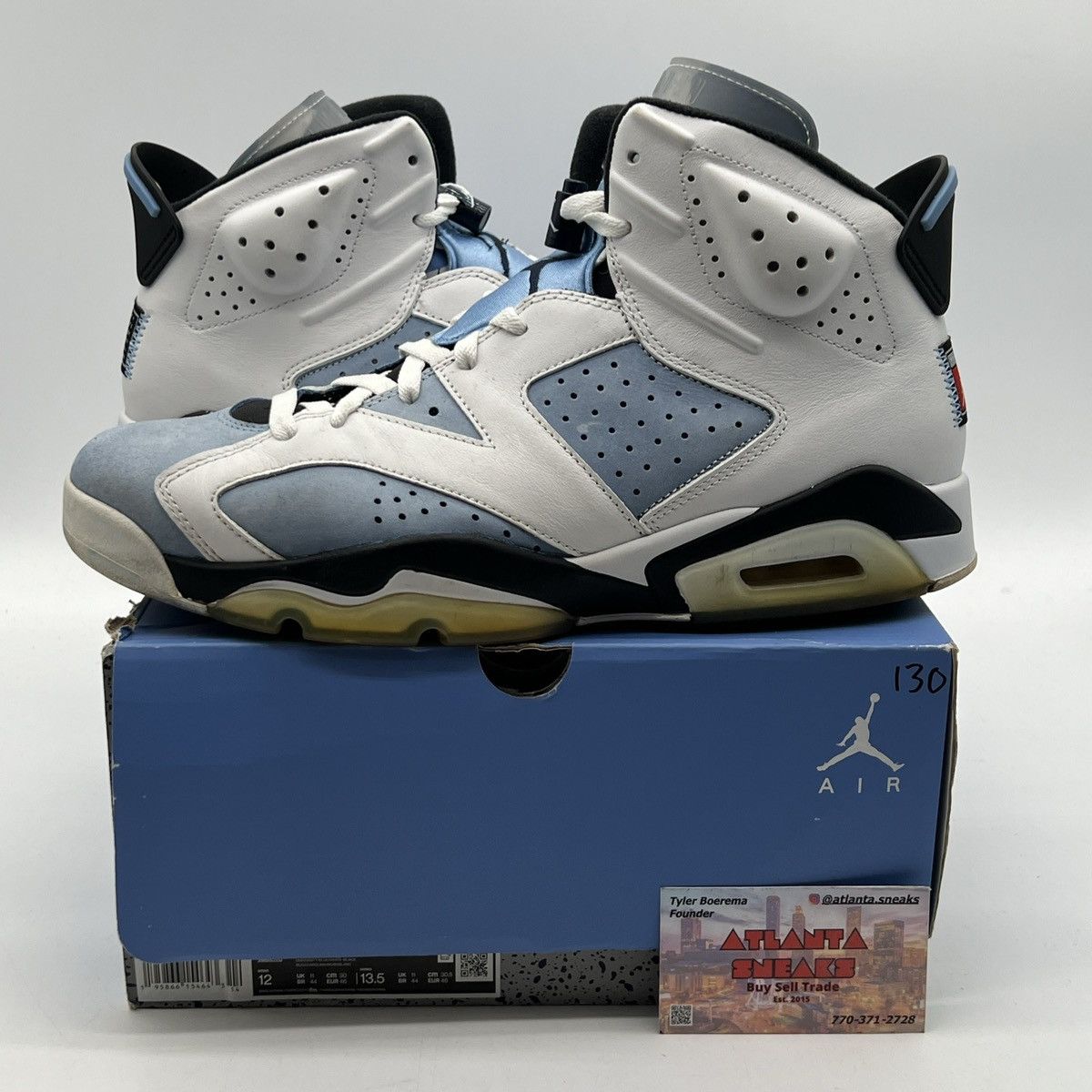 Air Jordan 6 unc home