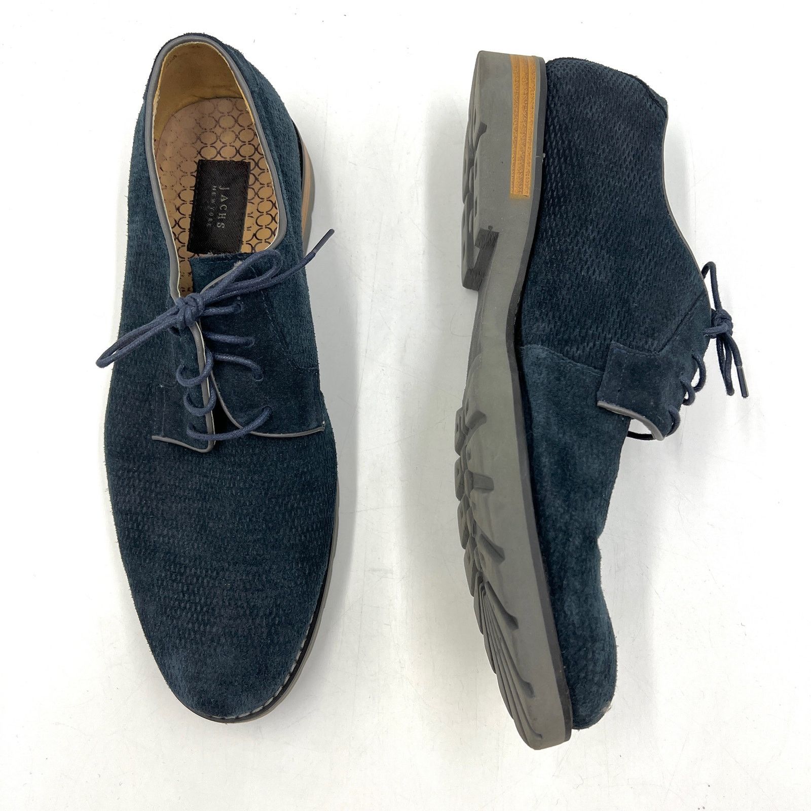 JACHS NY Jachs NY Marty Perforated Suede Oxfords Size US 11 / EU 44 - 10 Thumbnail