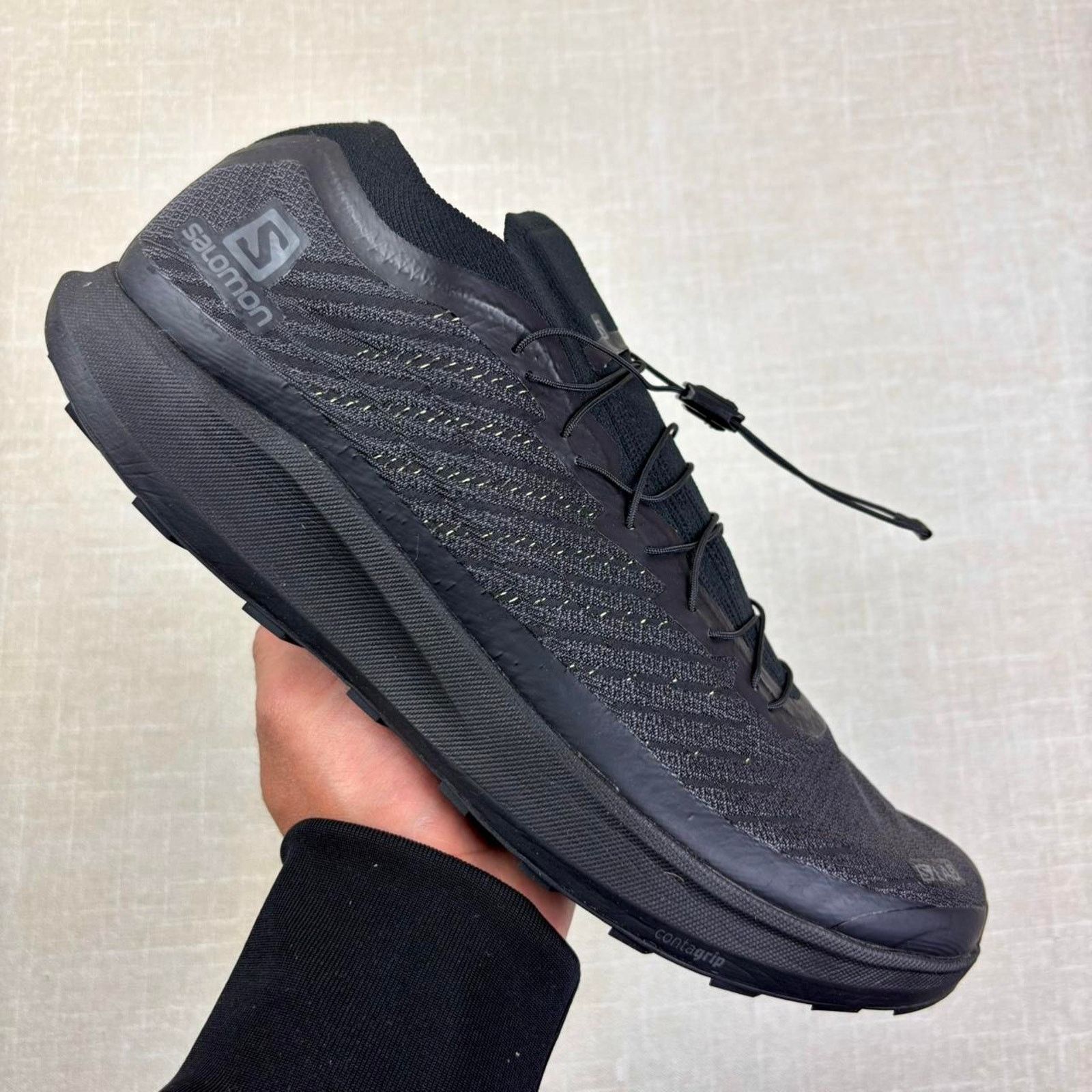 Salomon ♠️ 2021 Salomon Pulsar Black Limited "Triple Black" 12M Size US 12 / EU 45 - 1 Thumbnail
