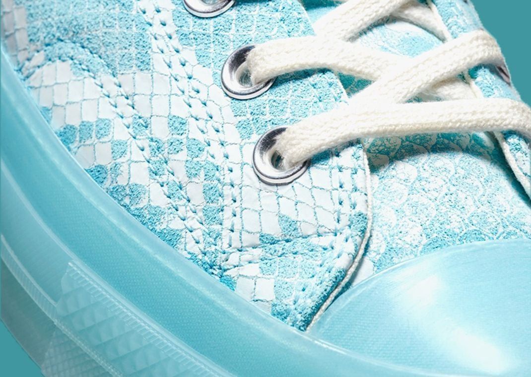 Converse 💚 2022 Golf Wang x Converse "Blue Python" Chuck 70 OX NEW Size US 11 / EU 44 - 8 Thumbnail
