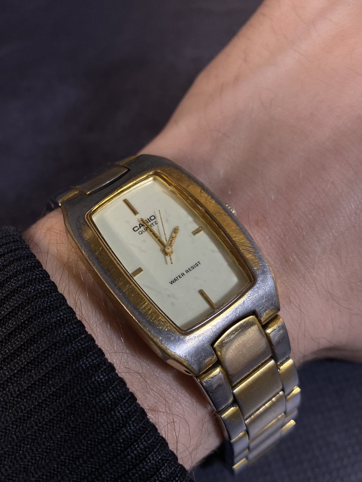 Casio Vintage Casio Quartz Watch Gold & Silver Tone Japanese Brand Size ONE SIZE - 3 Thumbnail