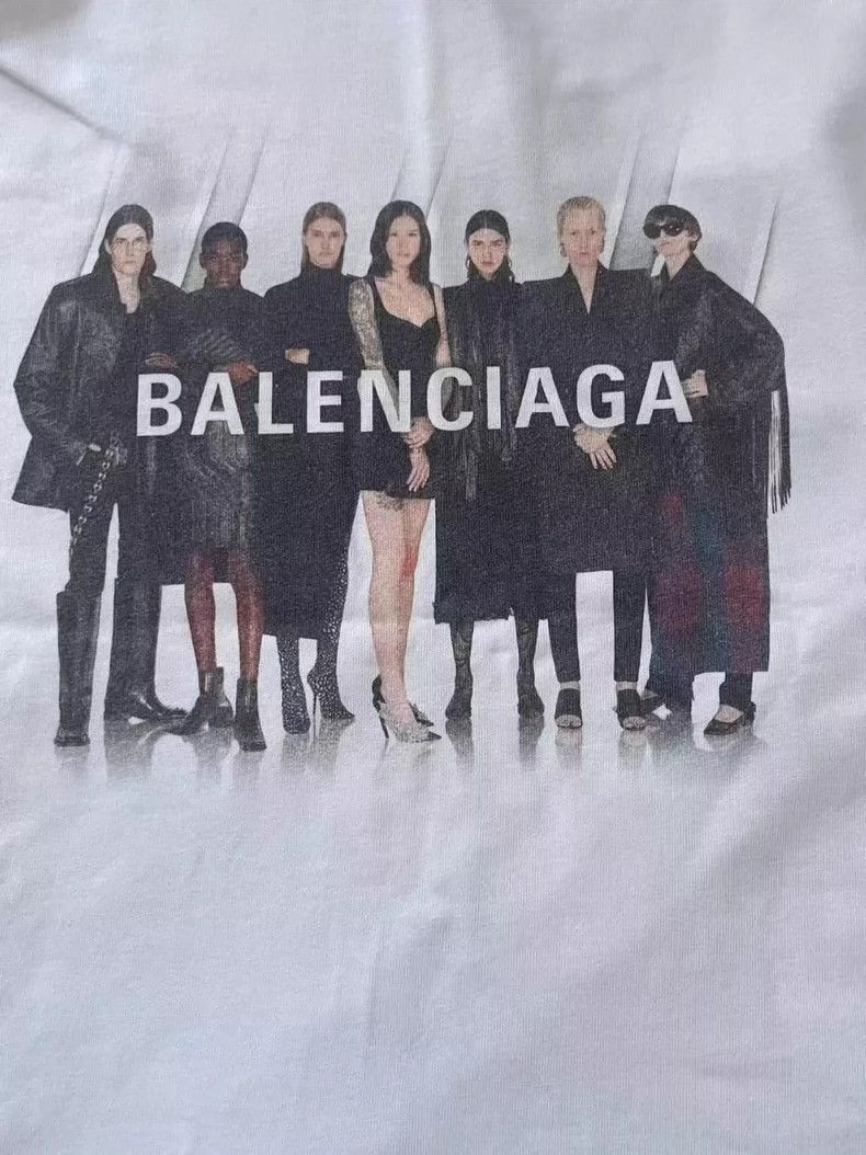 Balenciaga Balenciaga Band Portrait Print Logo Short Sleeve T-Shirt Size US S / EU 44-46 / 1 - 3 Thumbnail