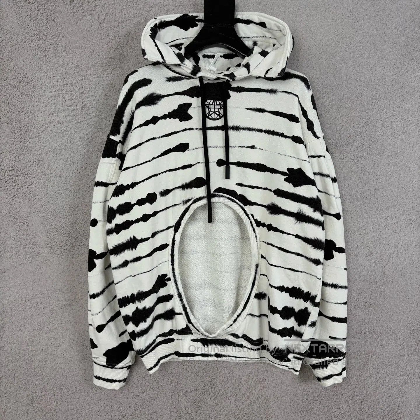 Burberry Burberry Ink-streaked striped hooded sweatshirt Size US M / EU 48-50 / 2 - 1 Thumbnail