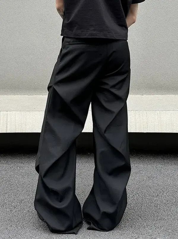 VIBE Outdoor retro cleanfit ruched pleated flared pants Size US 30 / EU 46 - 6 Thumbnail