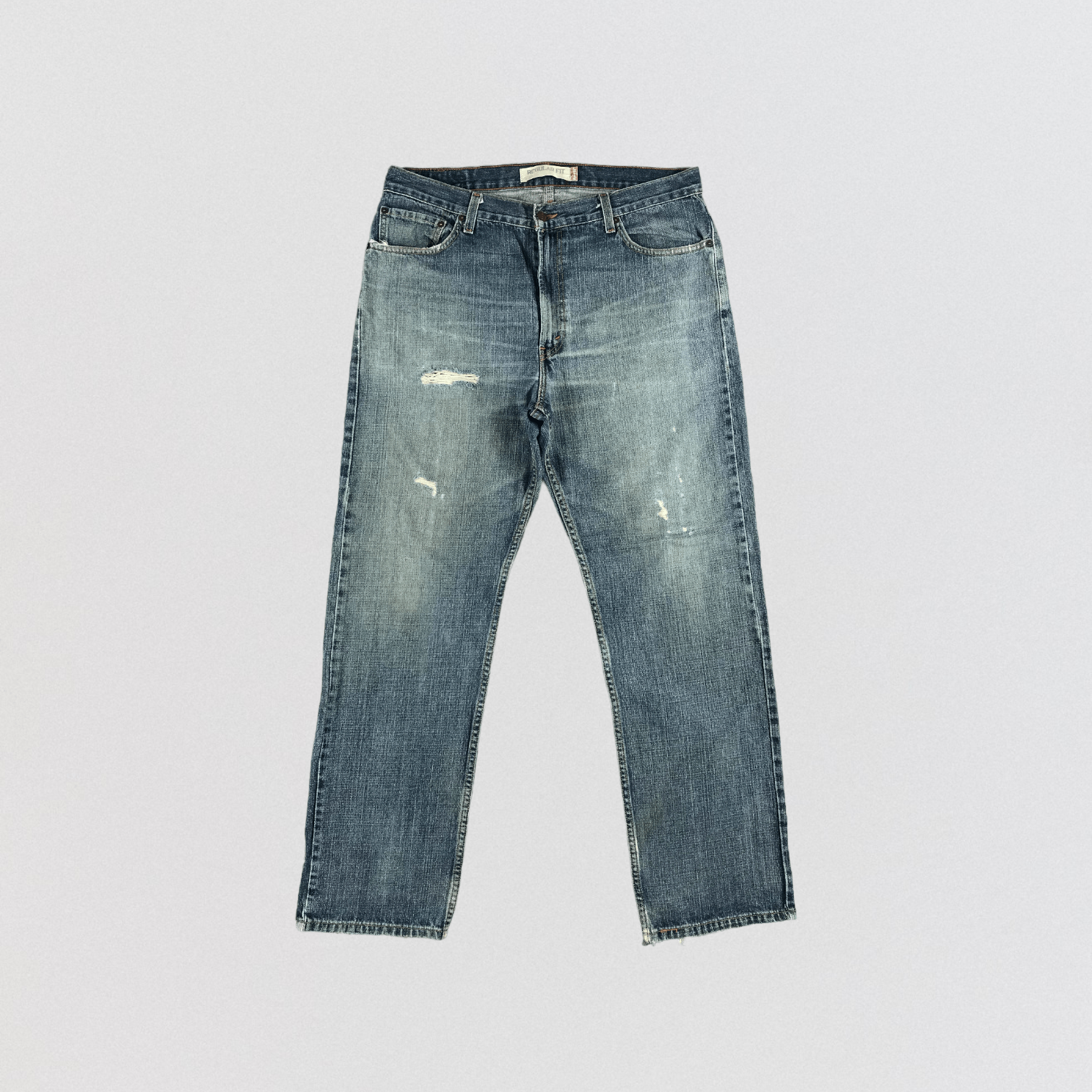 image of Levis 505 Rusty Jeans-Jm2596 in Blue, Men's (Size 37)
