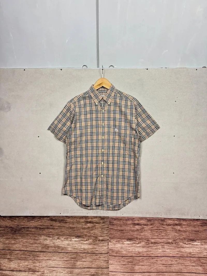 Burberry Vtg burberrys nova check shirt button up Size US M / EU 48-50 / 2 - 1 Thumbnail