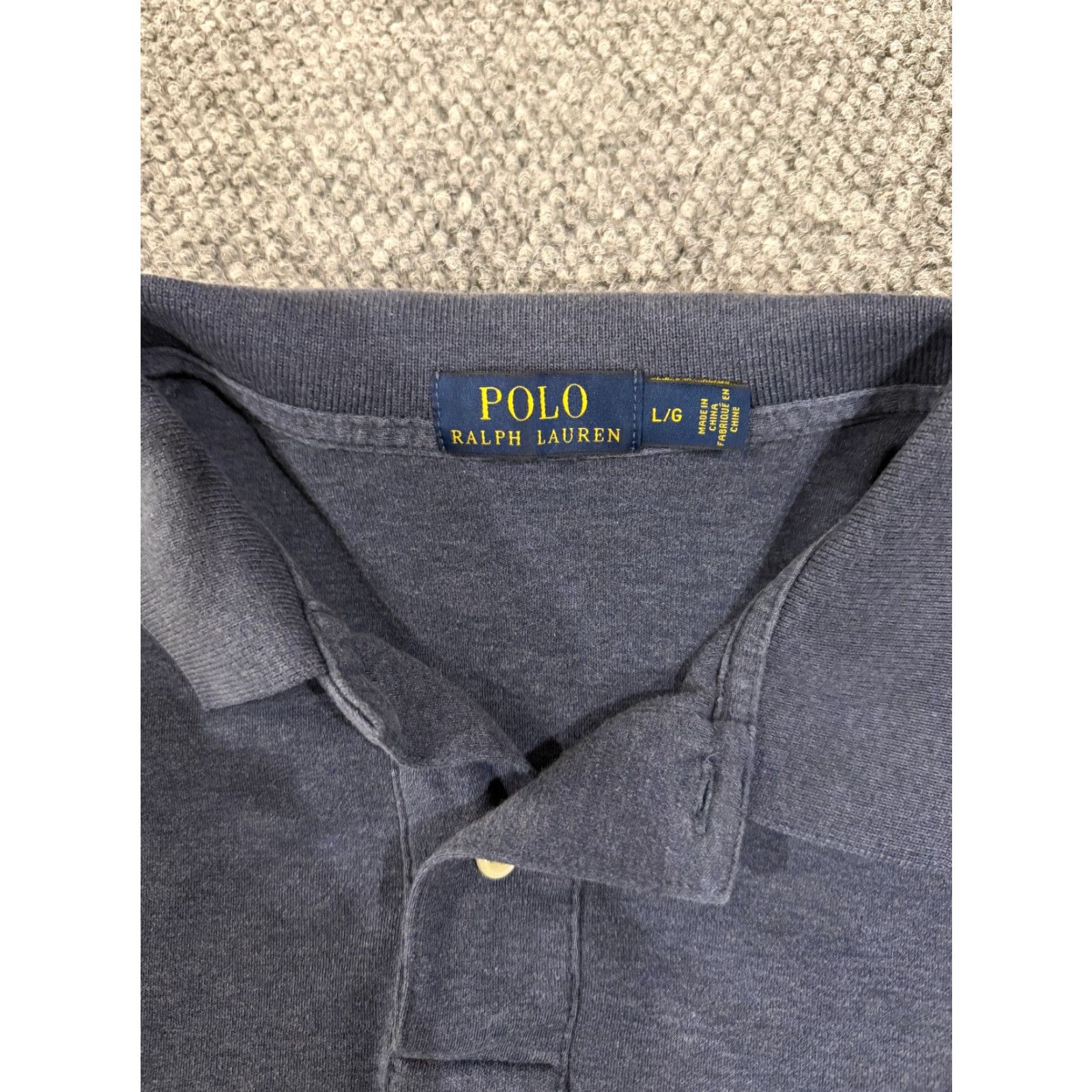 Polo Ralph Lauren Polo Ralph Lauren Polo Shirt Mens Large Blue Short Sleeve Embroidered Logo Size US L / EU 52-54 / 3 - 6 Thumbnail