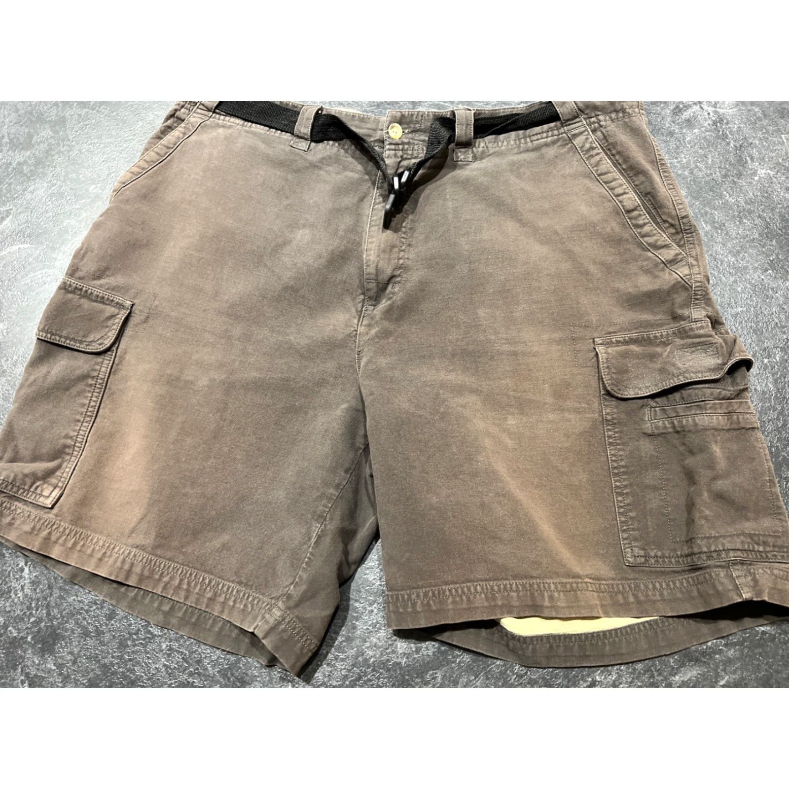 Vintage VINTAGE Columbia Cargo Shorts belted Outdoor Size XL Brown Men’s Size US 36 / EU 52 - 3 Thumbnail