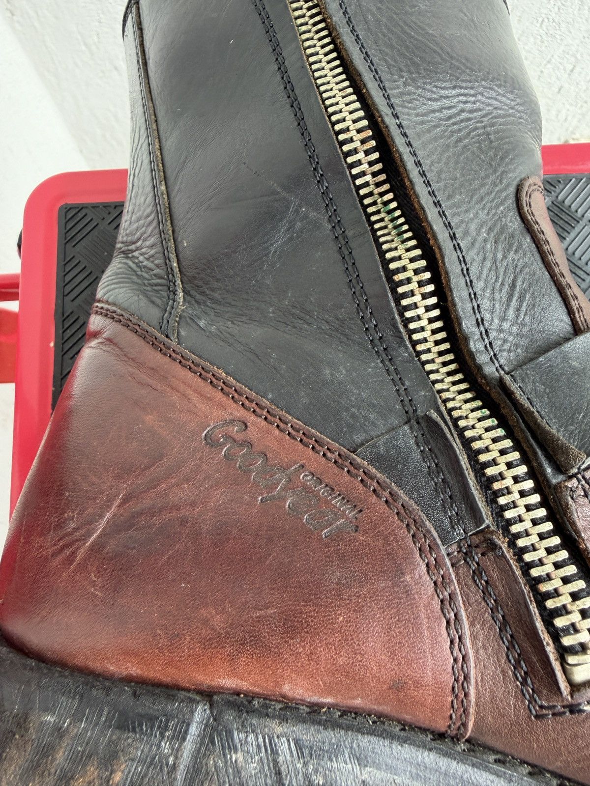 Hollywood Trading Company studded engineer Boots Size US 11.5 / EU 44-45 - 18 Thumbnail