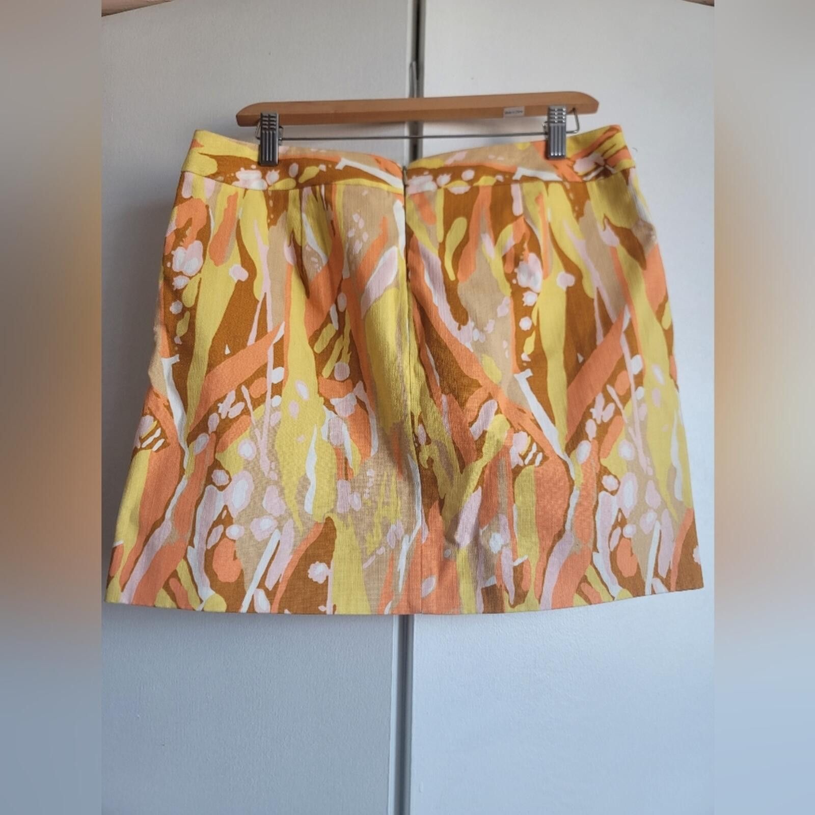 J.Crew J. Crew Multicolor 98% Cotton Skirt EUC Size 28" / US 6 / IT 42 - 3 Thumbnail