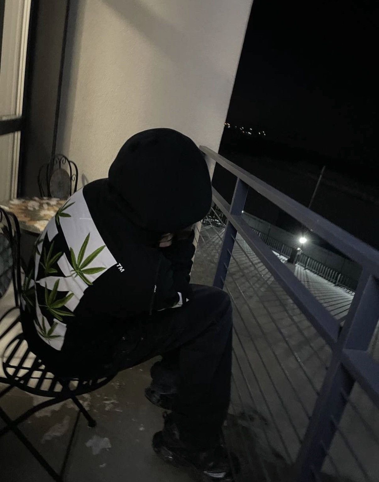 Off-White OFF WHITE HIGH WEED BLACK HOODIE Size US XL / EU 56 / 4 - 11 Thumbnail
