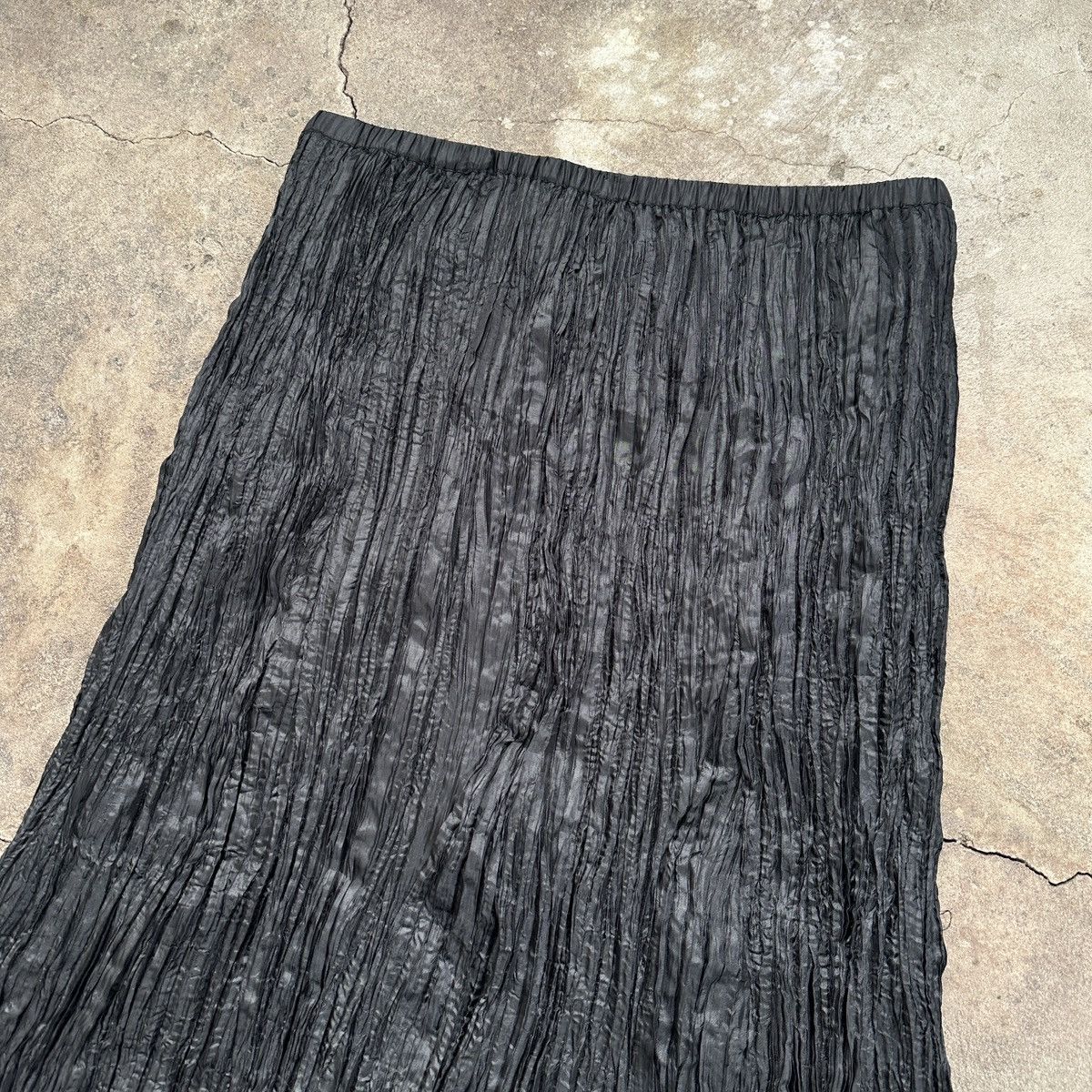 Other Vintage Elvis Pleated Maxi Skirt Issey Miyake Style Size 30" / US 8 / IT 44 - 3 Thumbnail