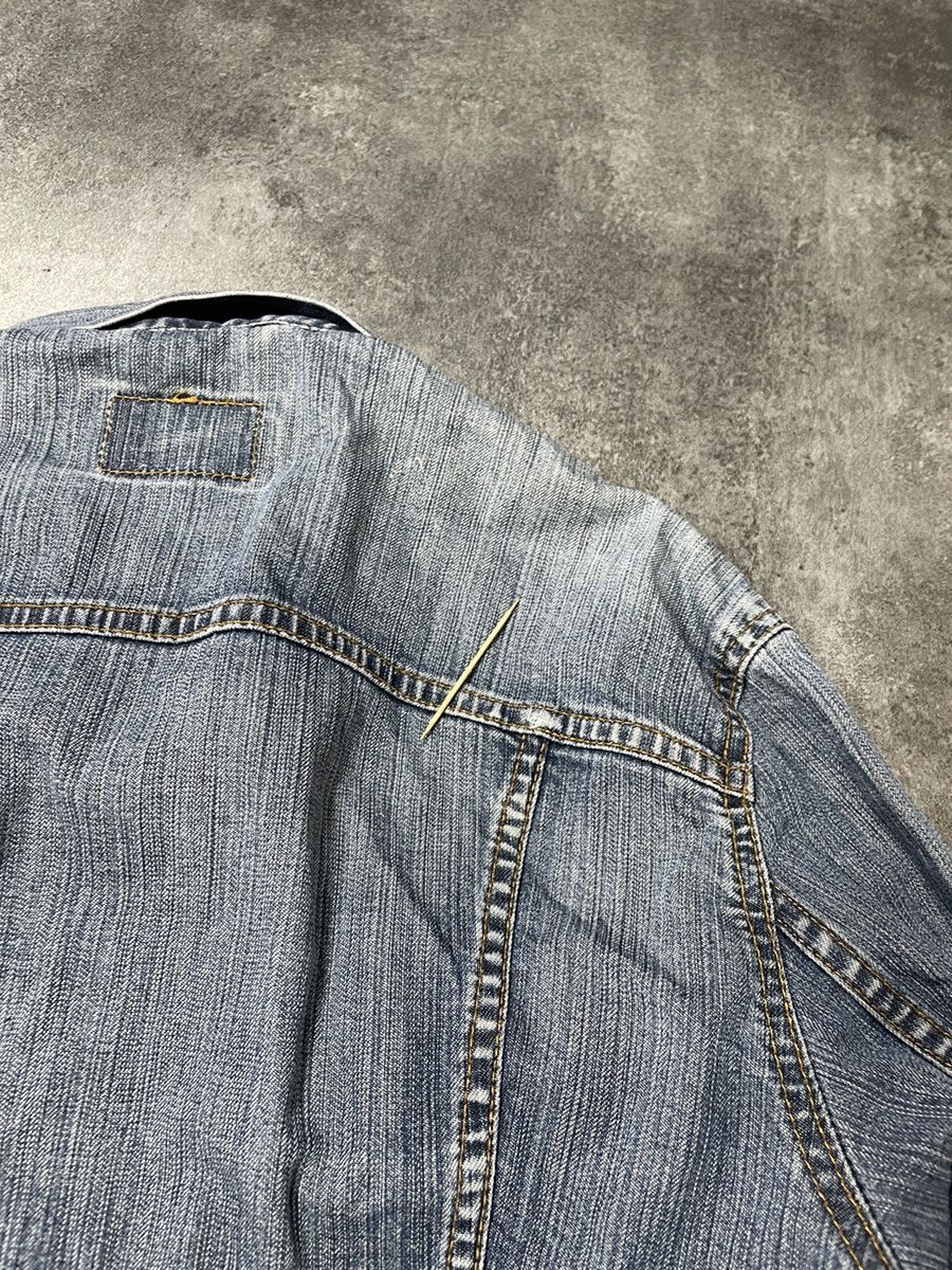 Levi's 🔥Offers🔥Levis Vintage Y2K Denim Jacket Solid Rare Size XS / US 0-2 / IT 36-38 - 14 Thumbnail