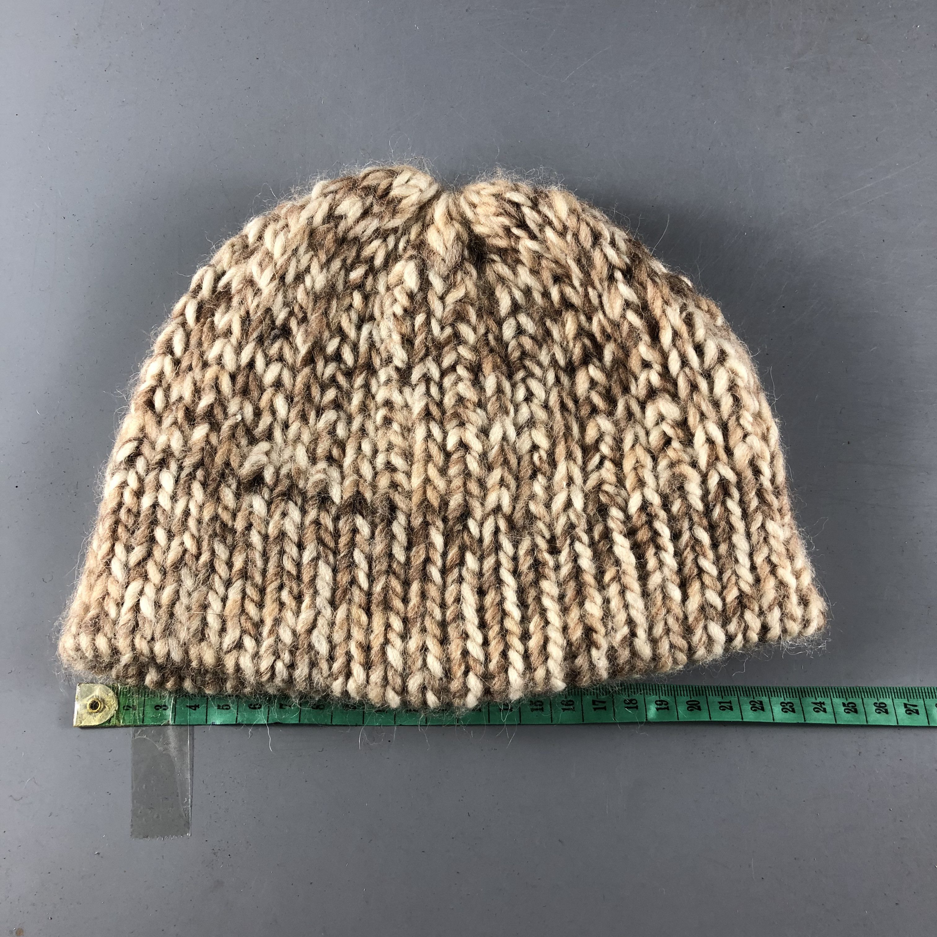 Vintage Donna Knit Wool/Alpaca Beanie Snowcap Snow Hat B1059 Size ONE SIZE - 3 Thumbnail