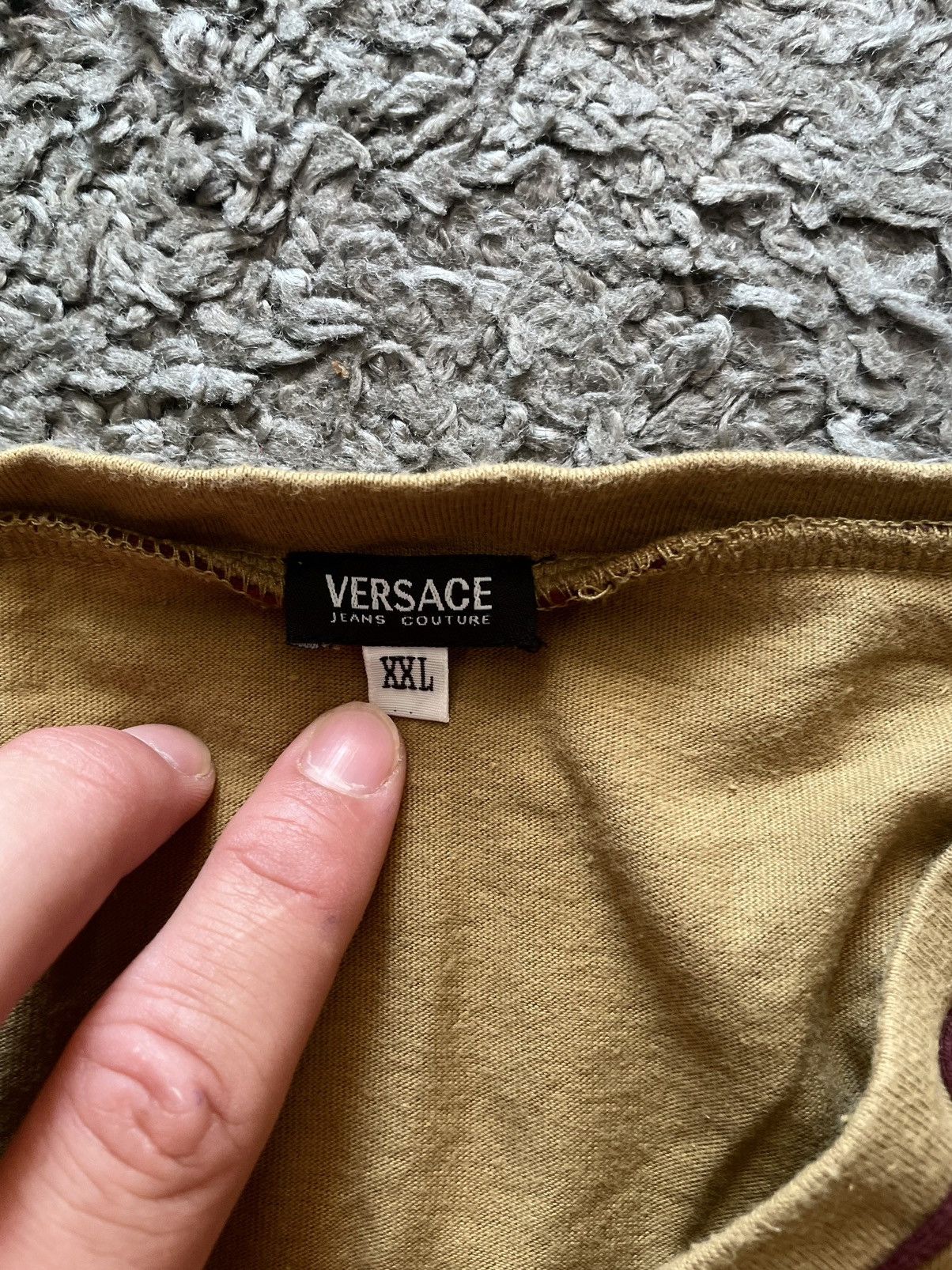 Versace × Vintage Versace Long-sleeve Streetwear Vintage Big Logo Rare Size US L / EU 52-54 / 3 - 10 Thumbnail