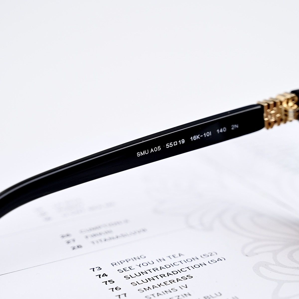 Miu Miu MIU MIU 0MU A05S SUNGLASSES Size ONE SIZE - 7 Thumbnail